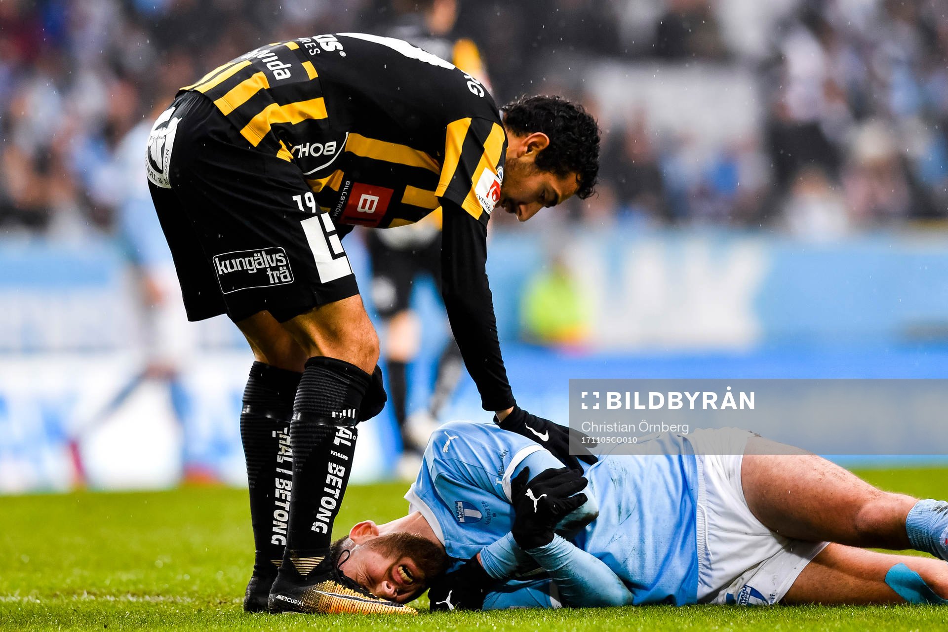 Häckens Daleho Irandust och Malmö FFs Erdal Rakip