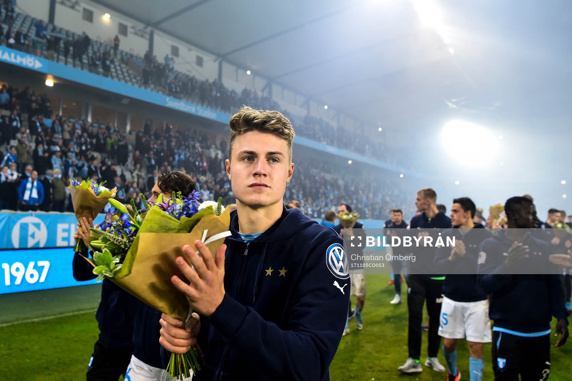Malmö FFs Mattias Svanberg tackar publiken