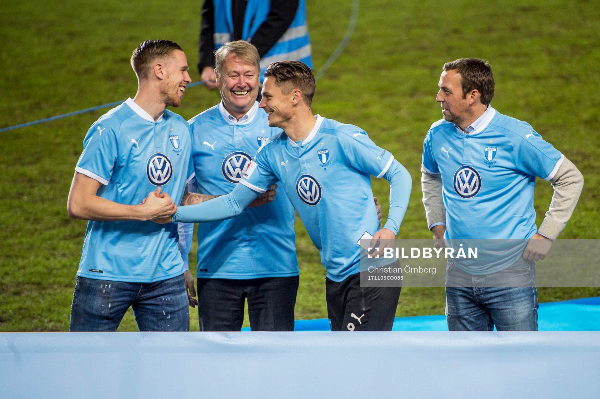 Malmö FFs Markus Rosenberg med Pontus Jansson och tidigare