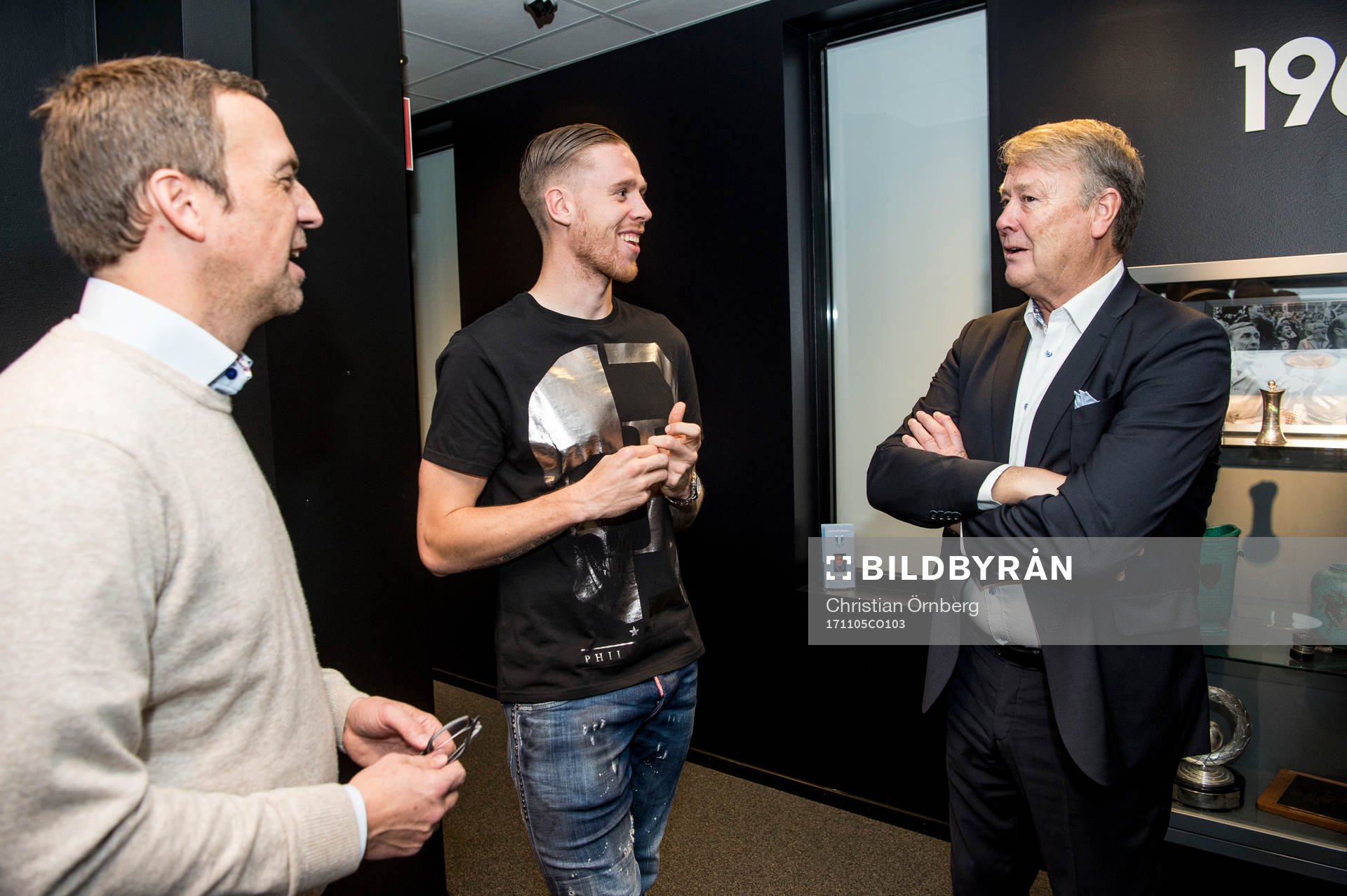 Allan Kuhn, Pontus Jansson och Åge Hareide på plats i MFF