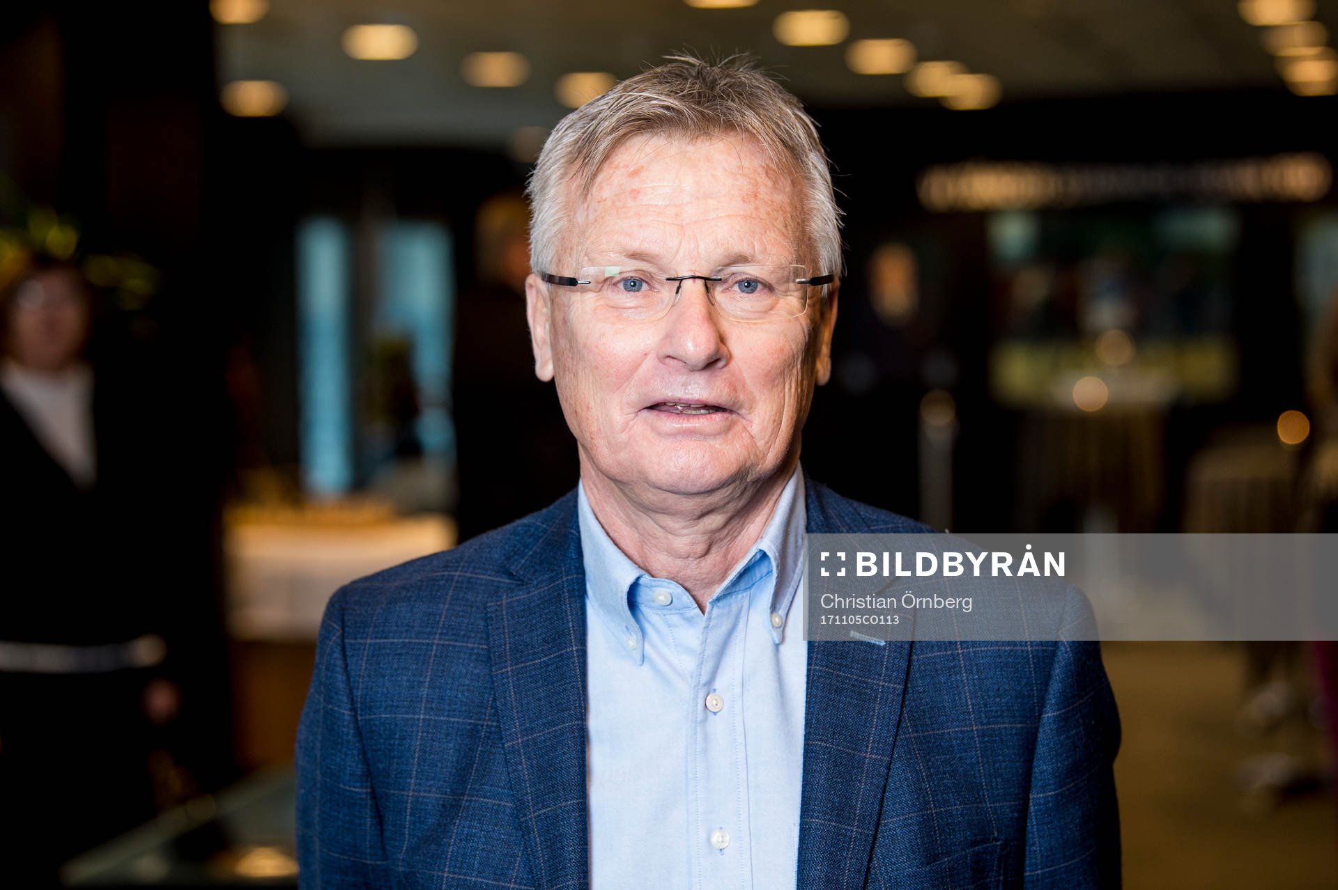 Roland Andersson på plats i MFF museet innan