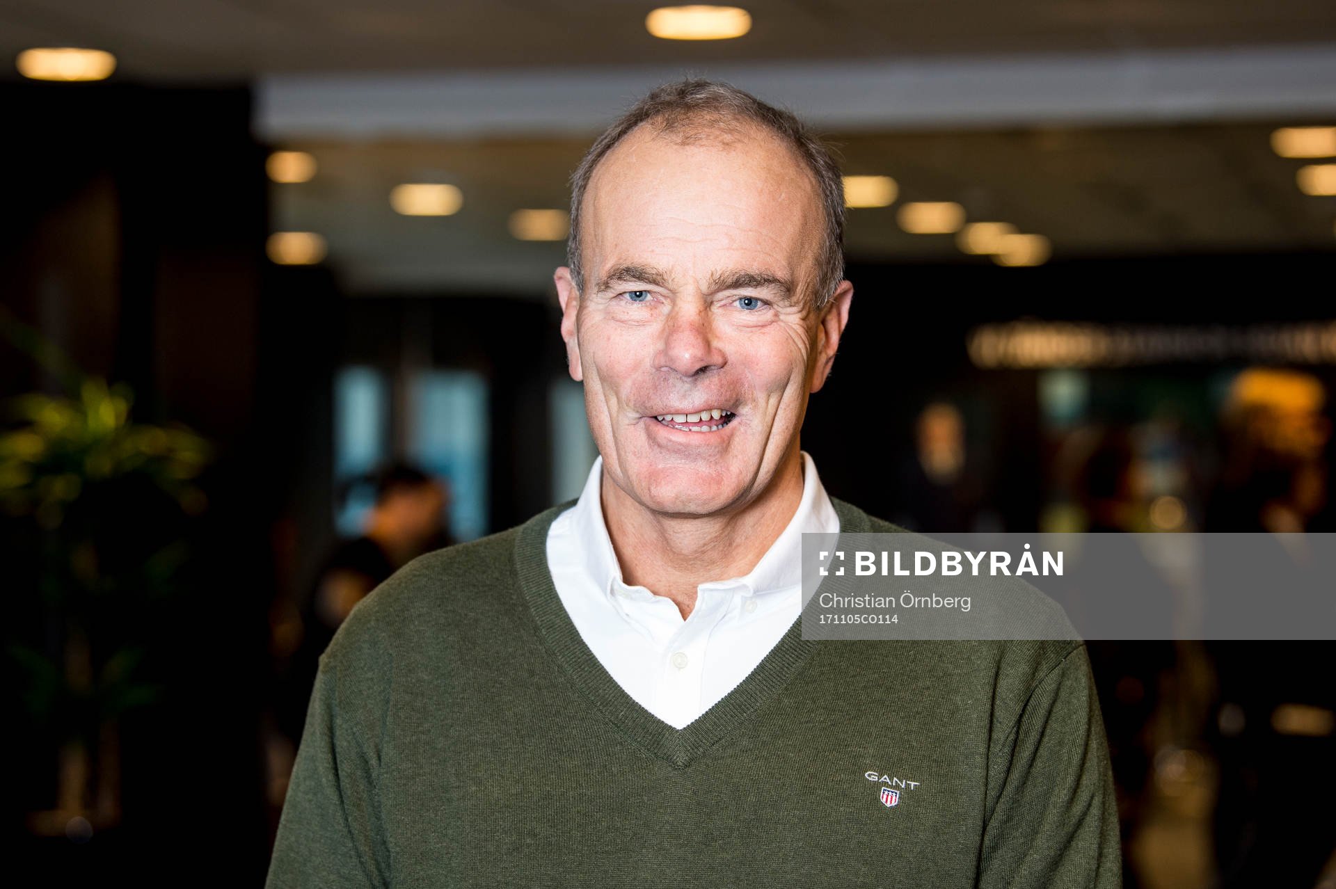 Jan Möller på plats i MFF museet innan fotbollsmatchen i
