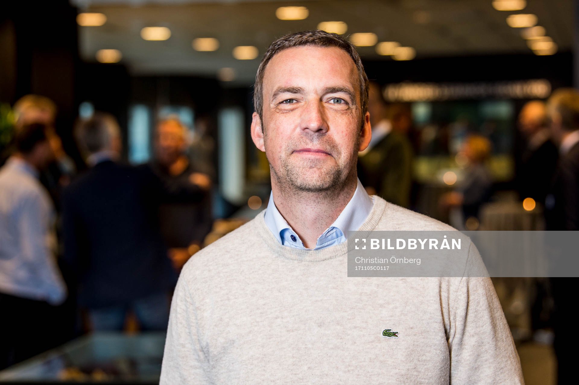 Allan Kuhn på plats i MFF museet innan fotbollsmatchen i