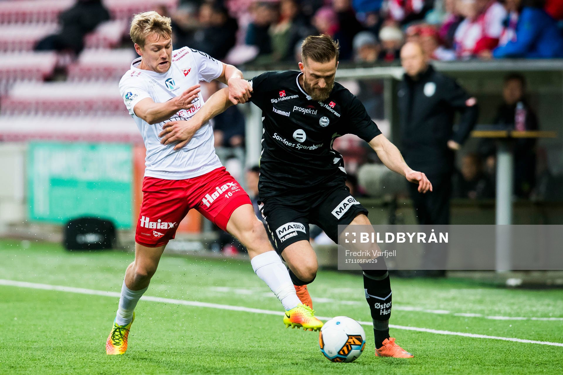 Filip Johansen Westgård of Fredrikstad and Oddbjørn