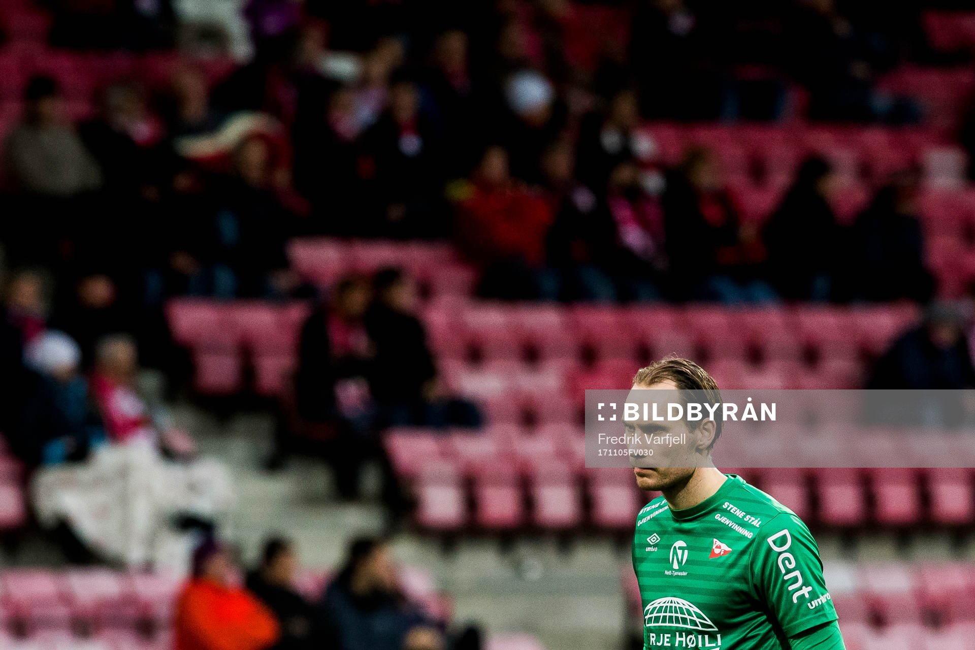 Goalkeeper Jon Masalin of Fredrikstad