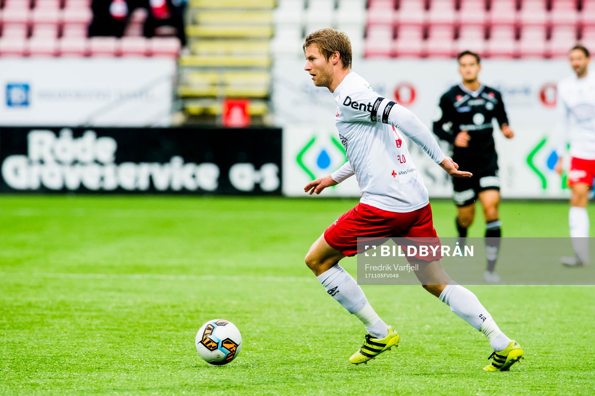 Ulrik Flo of Fredrikstad during the OBOS-ligaen match between Fredrikstad and Sandnes Ulf on November 5, 2017 in Fredrikstad