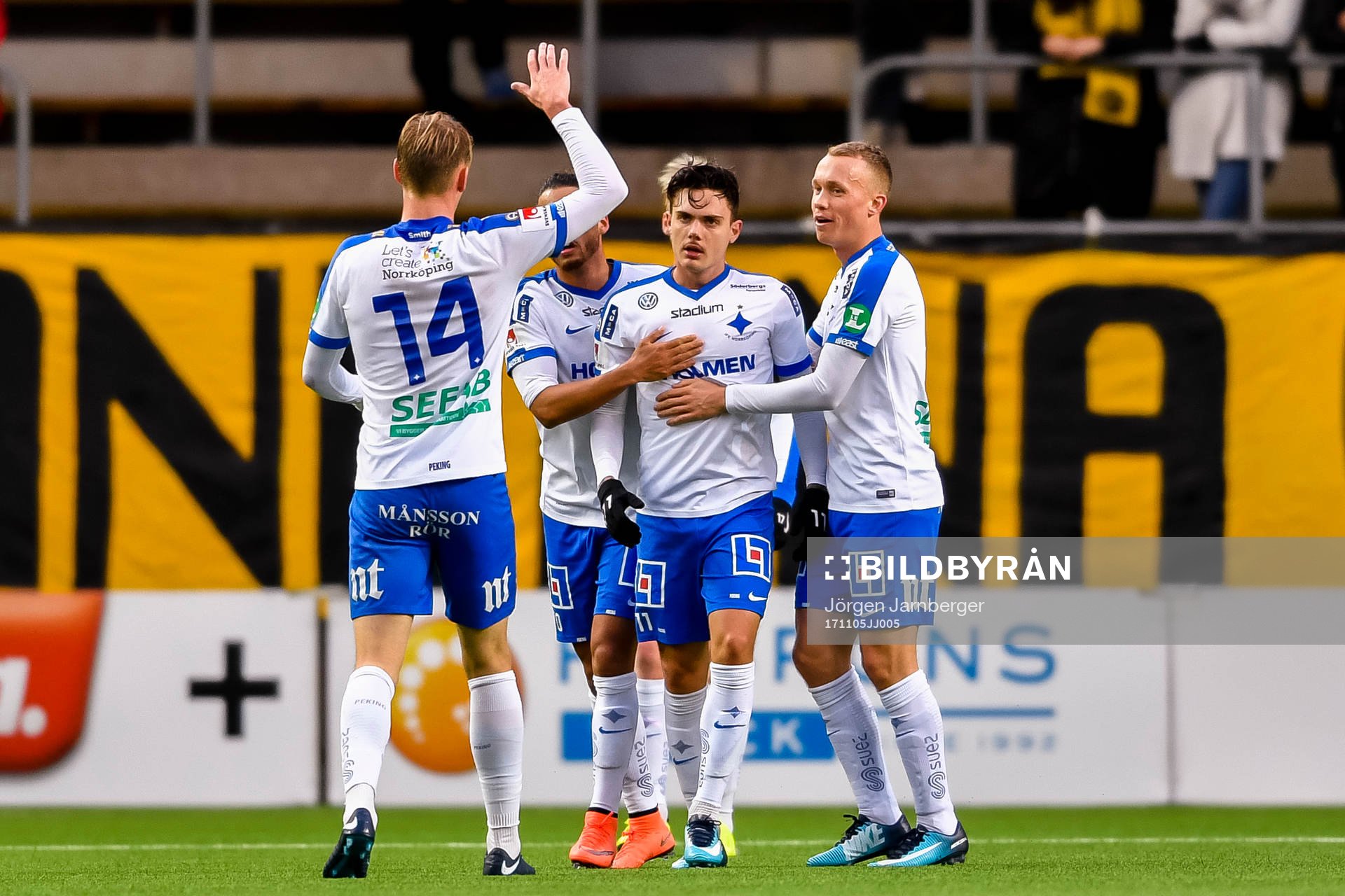 Norrköpings David Moberg Karlsson jublar