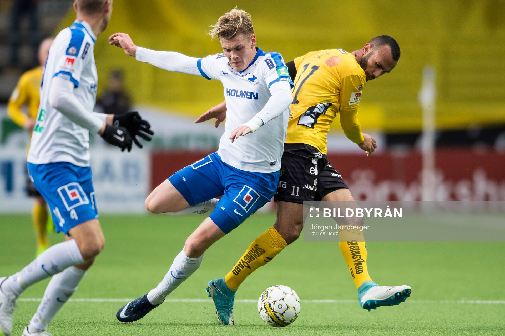 Elfsborgs Issam Jebali och Norrköpings Eric Smith
