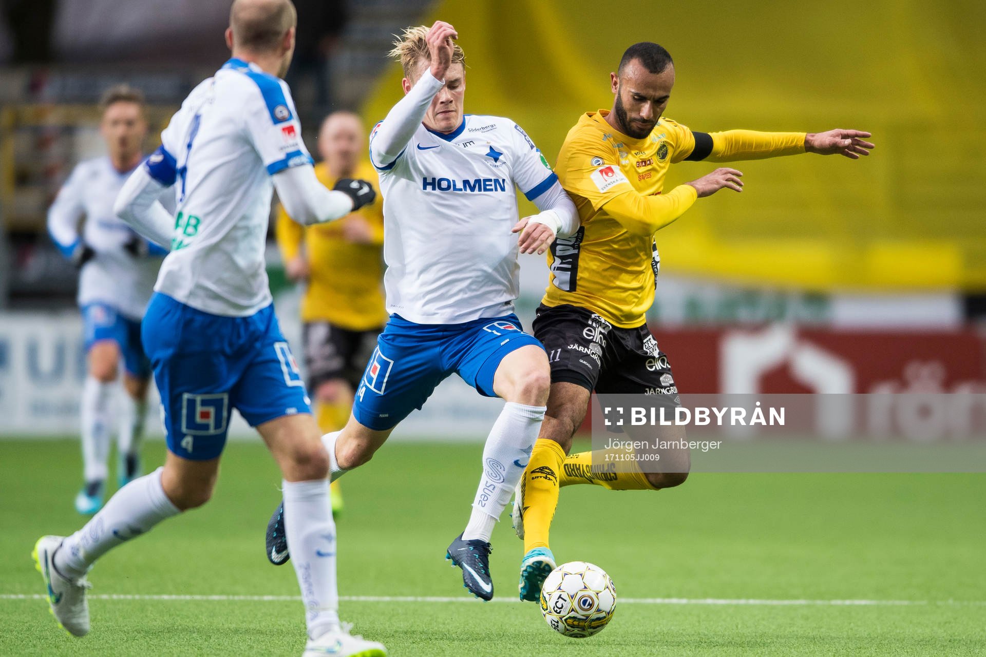 Elfsborgs Issam Jebali och Norrköpings Eric Smith