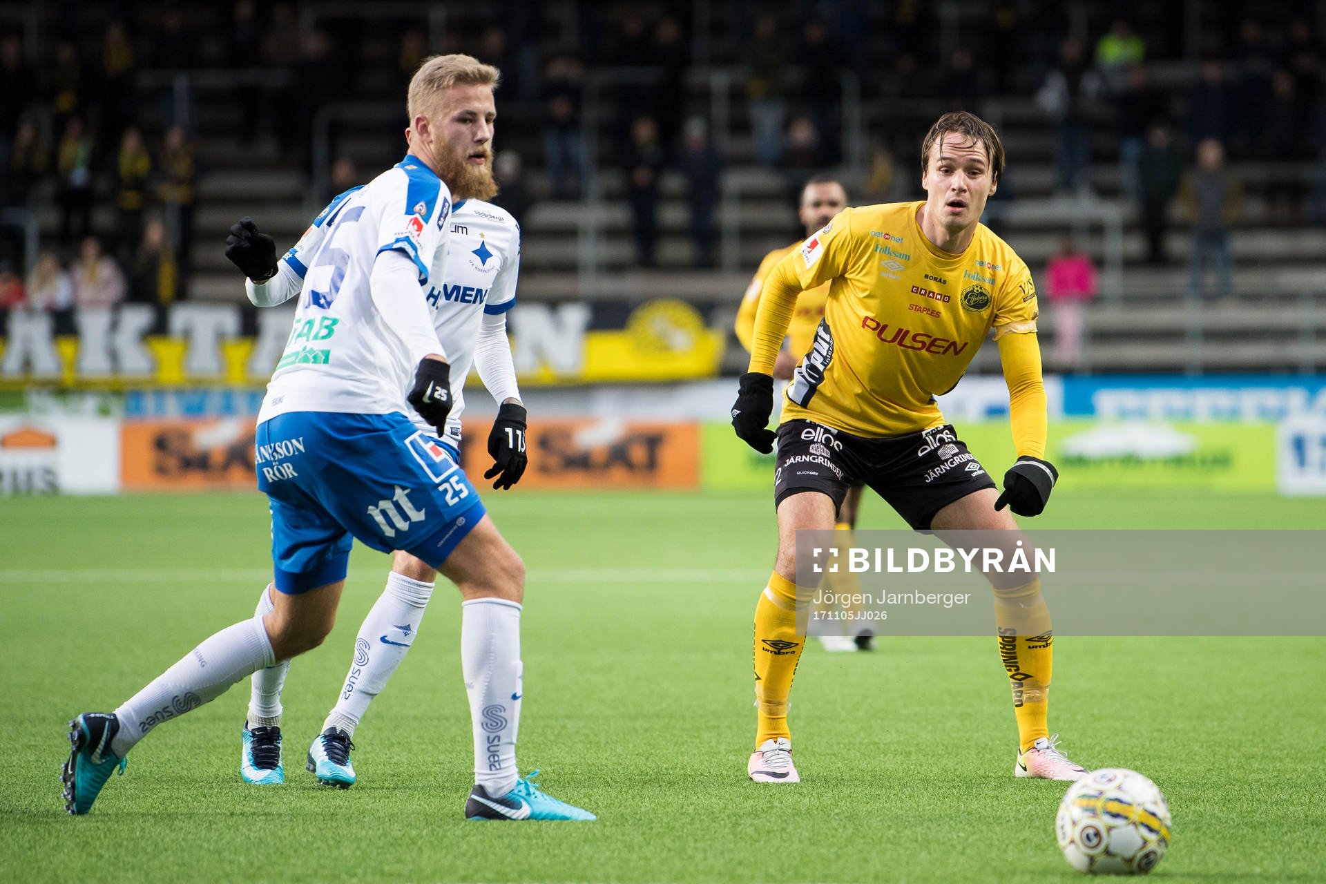 Elfsborgs Viktor Prodell och Norrköpings Filip Dagerstål