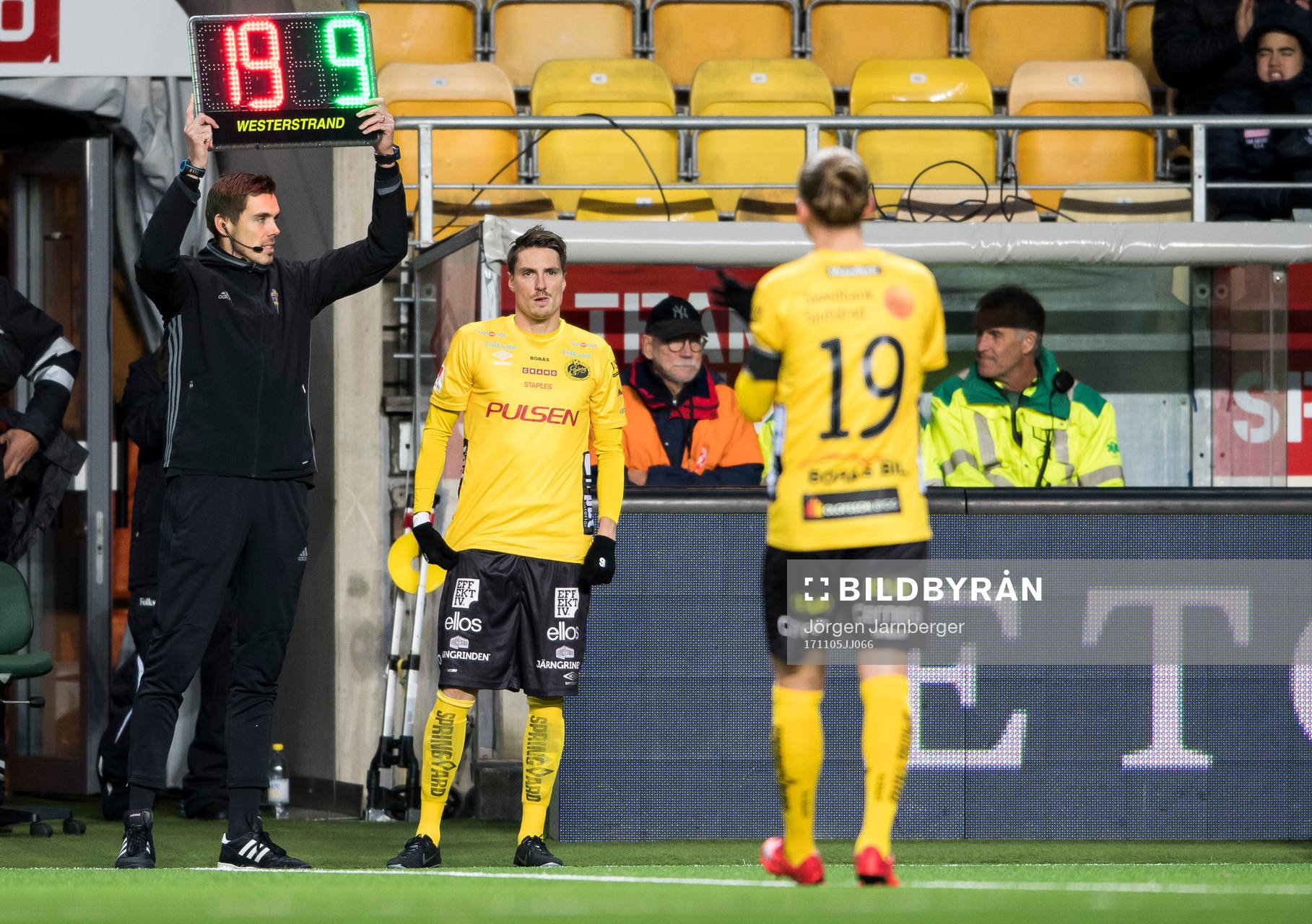 Elfsborgs Lasse Nilsson byts in