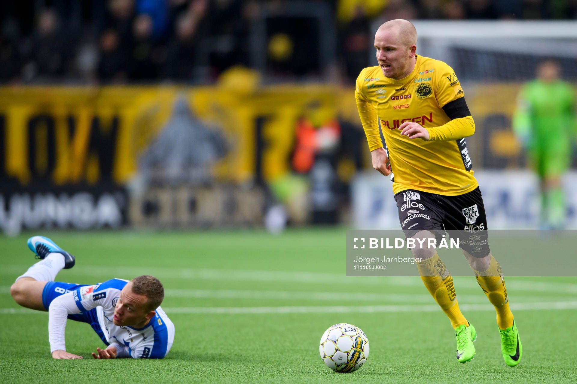 Elfsborgs Simon Lundevall och Norrköpings Jon Gudni