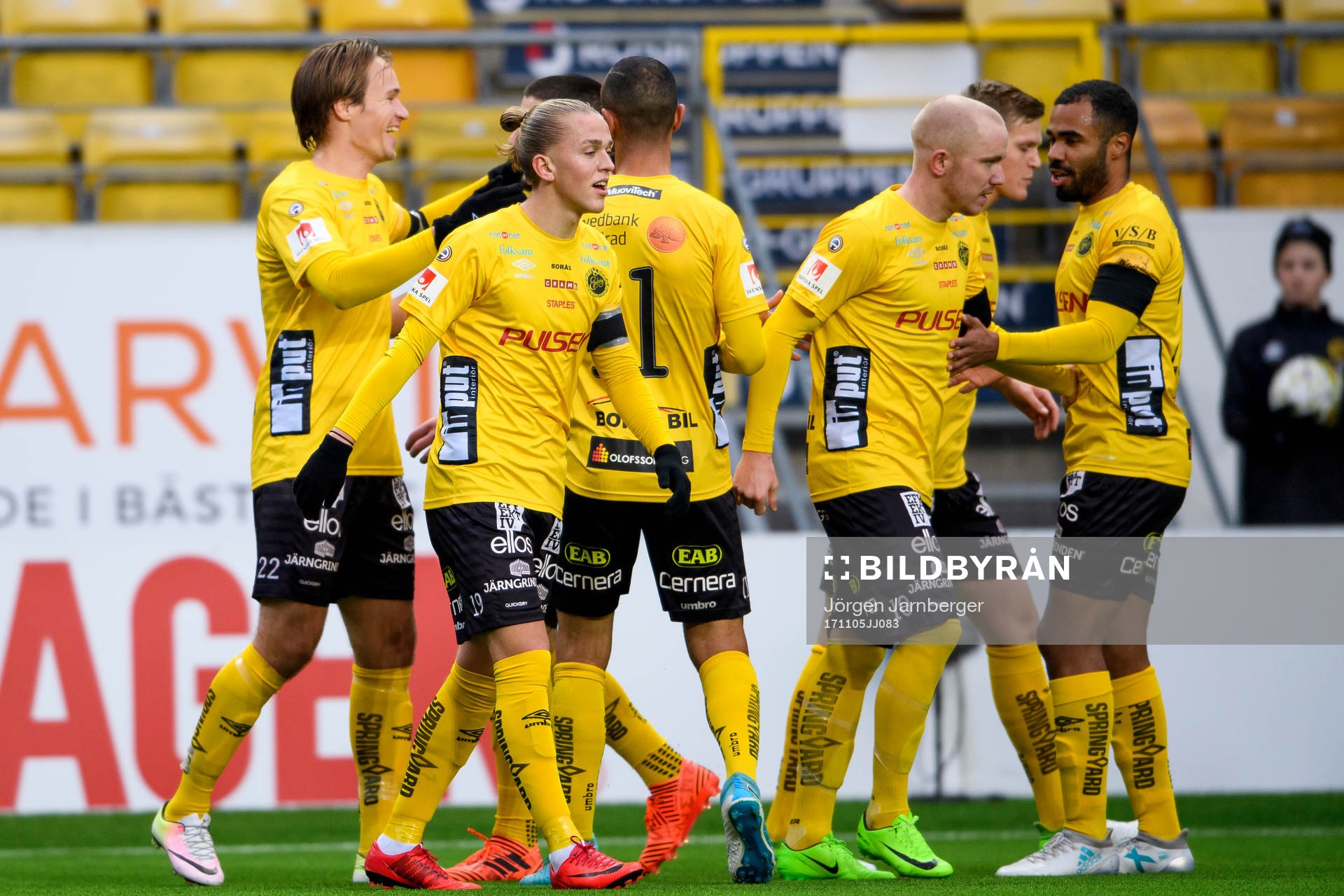 Elfsborgs spelare jublar