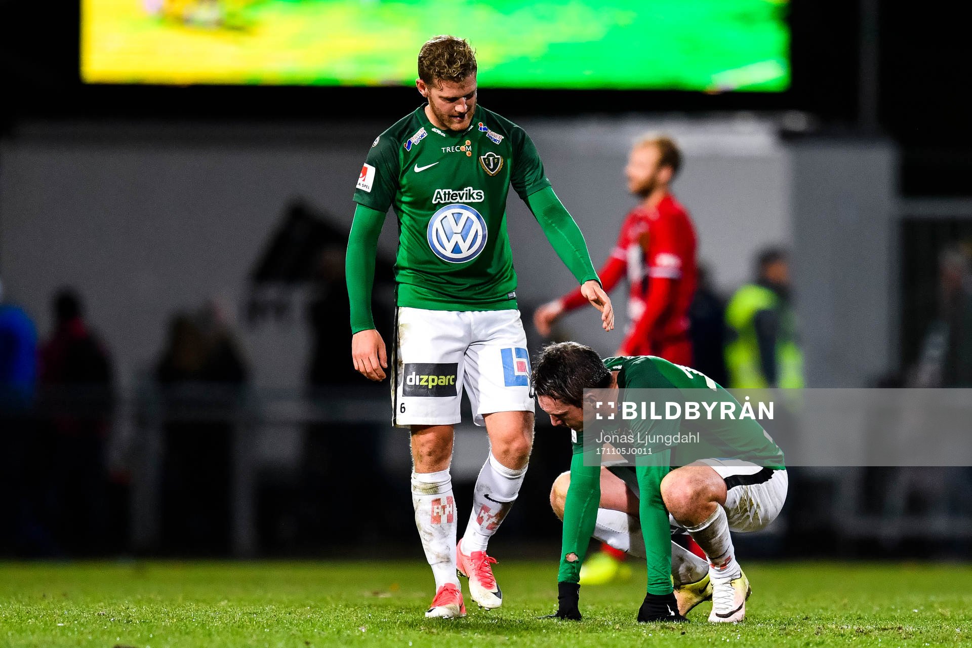 Jönköpings Stefan Karlsson och Daryl Smylie deppar