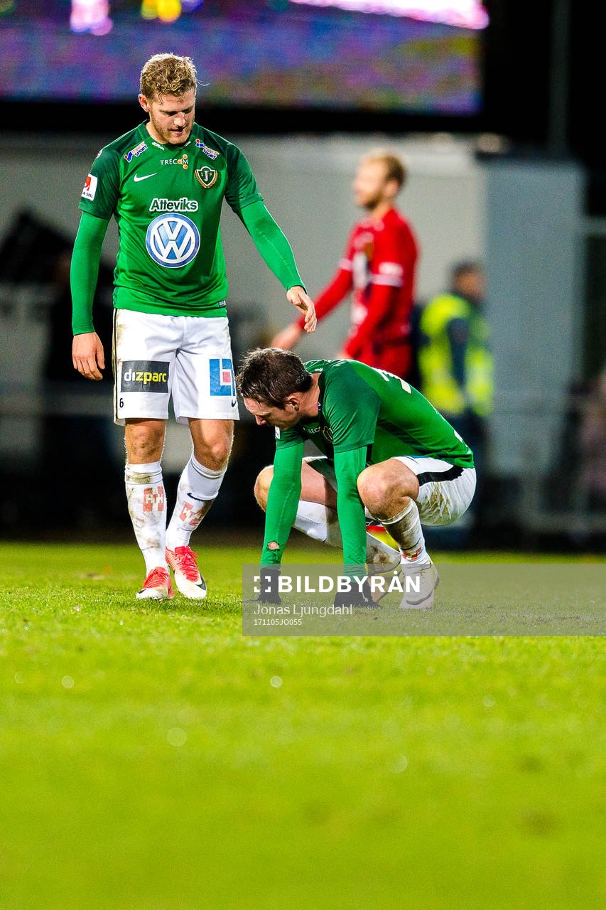 Jönköpings Stefan Karlsson och Daryl Smylie deppar