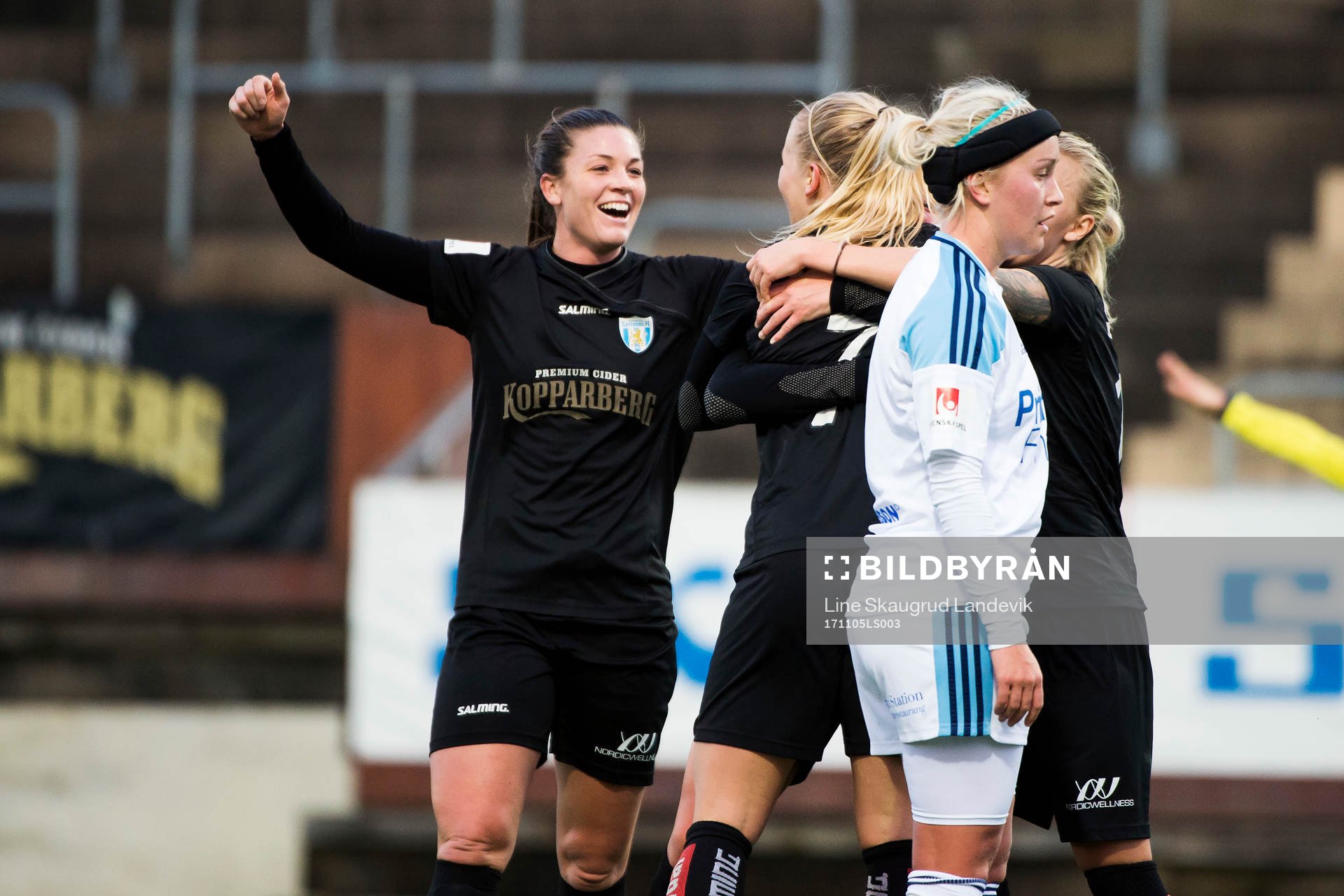 Göteborgs Pauline Hammarlund, Adelina Engman och Elin