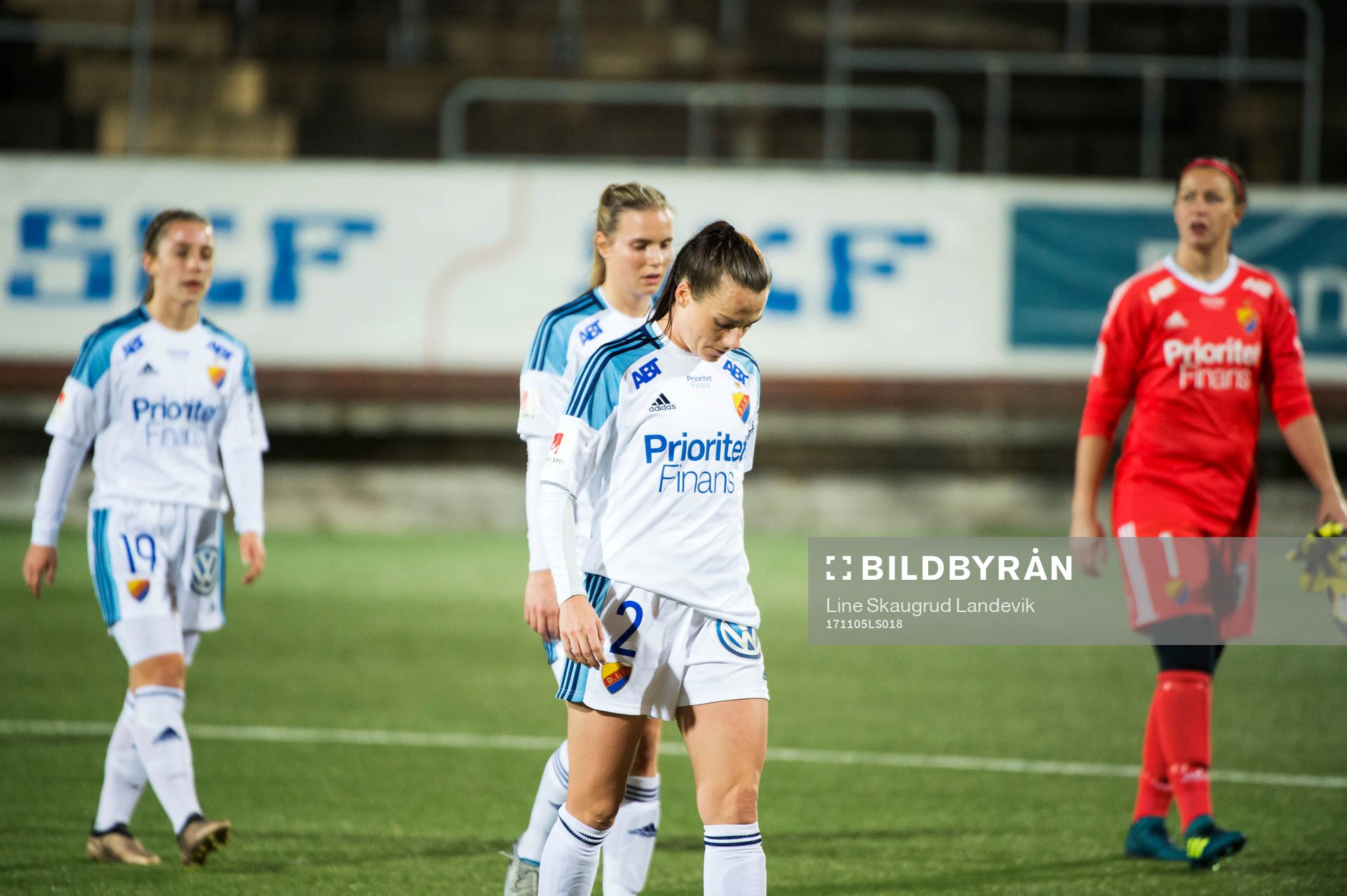 Djurgårdens Hallbera Gisladottir deppar