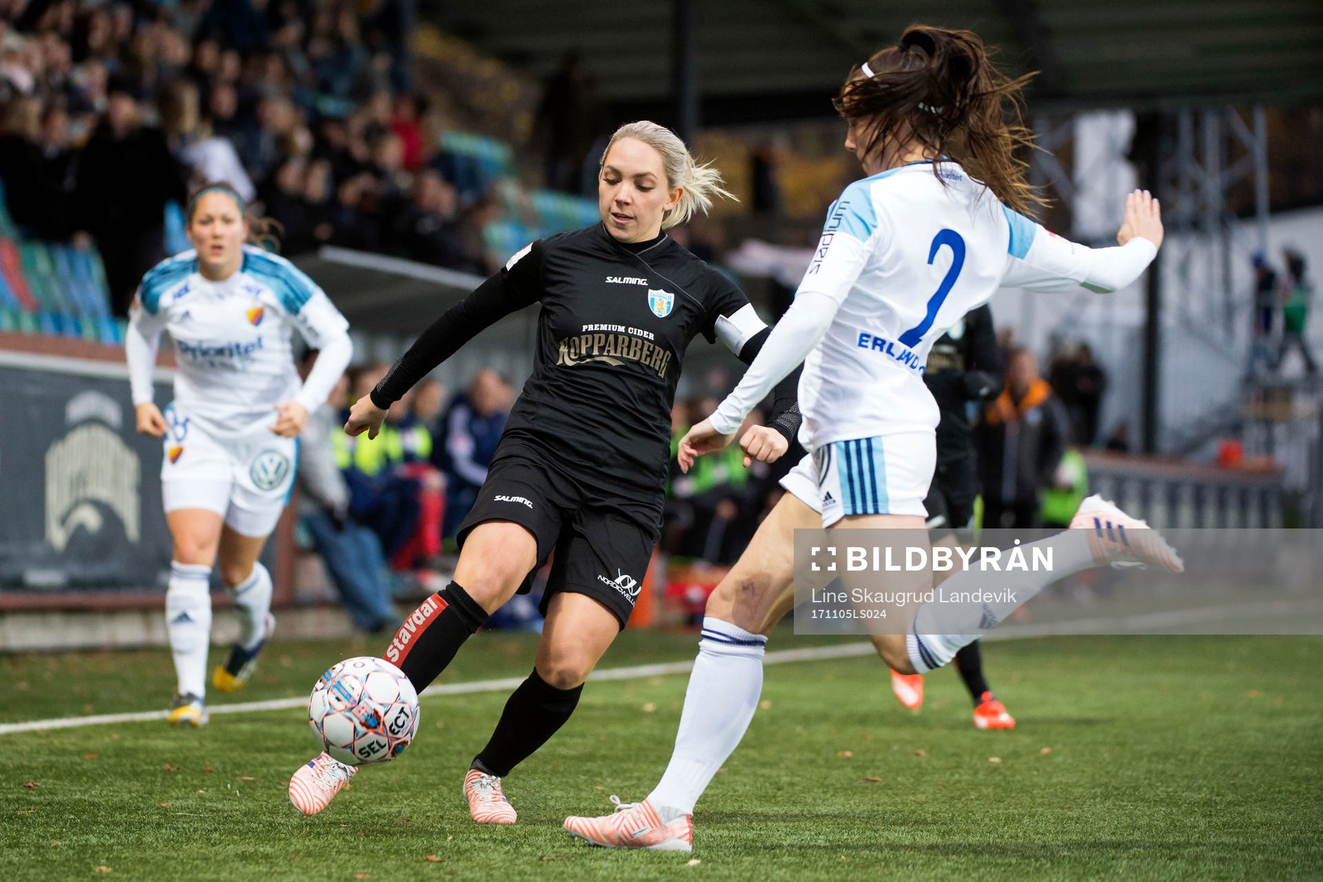 Göteborgs Elin Rubensson och Djurgårdens Hallbera