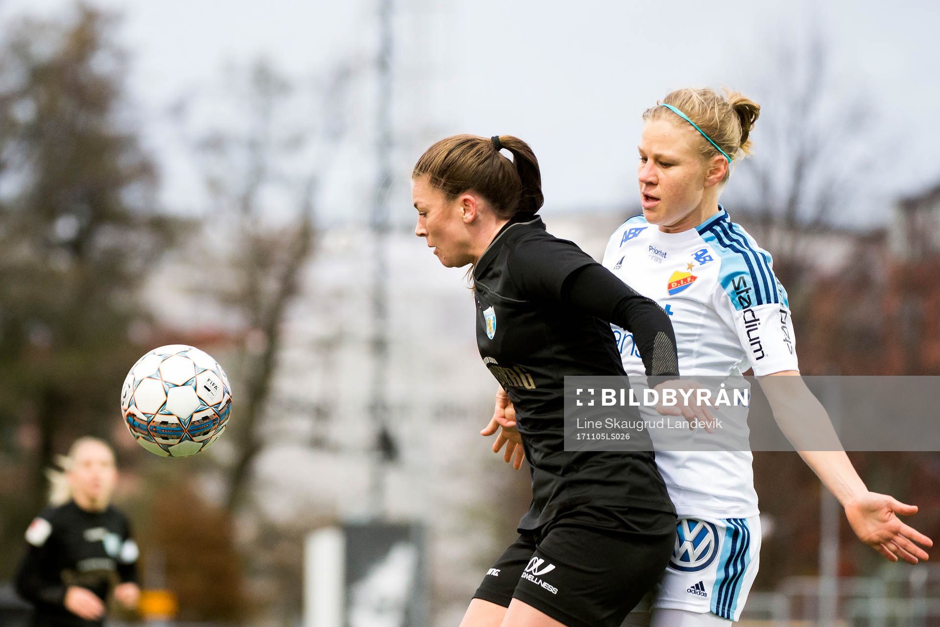 Göteborgs Pauline Hammarlund och Djurgårdens Katrin