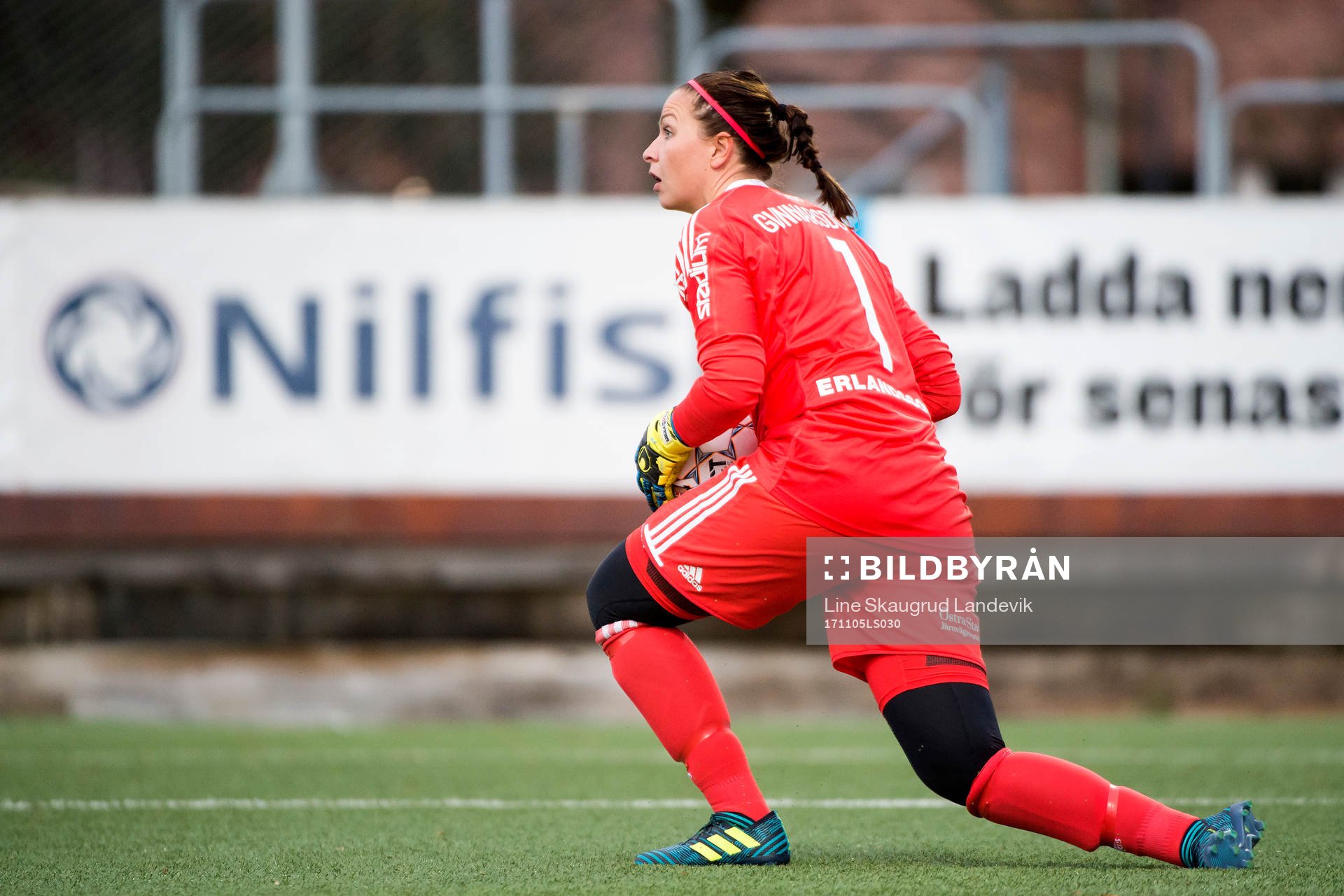 Djurgårdens målvakt Gudbjörg Gunnarsdottir