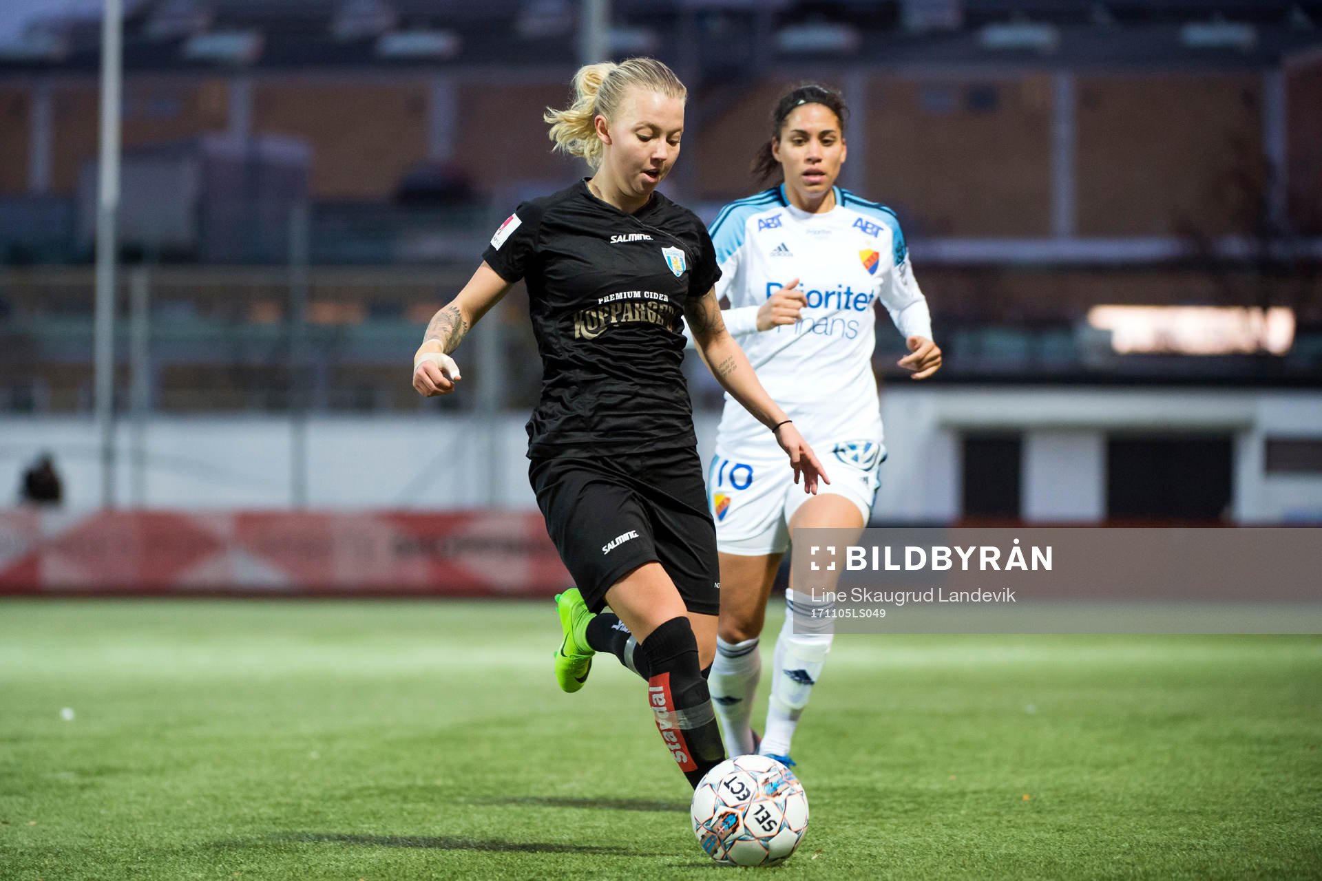Göteborgs Nathalie Persson och Djurgårdens Tempest-Marie