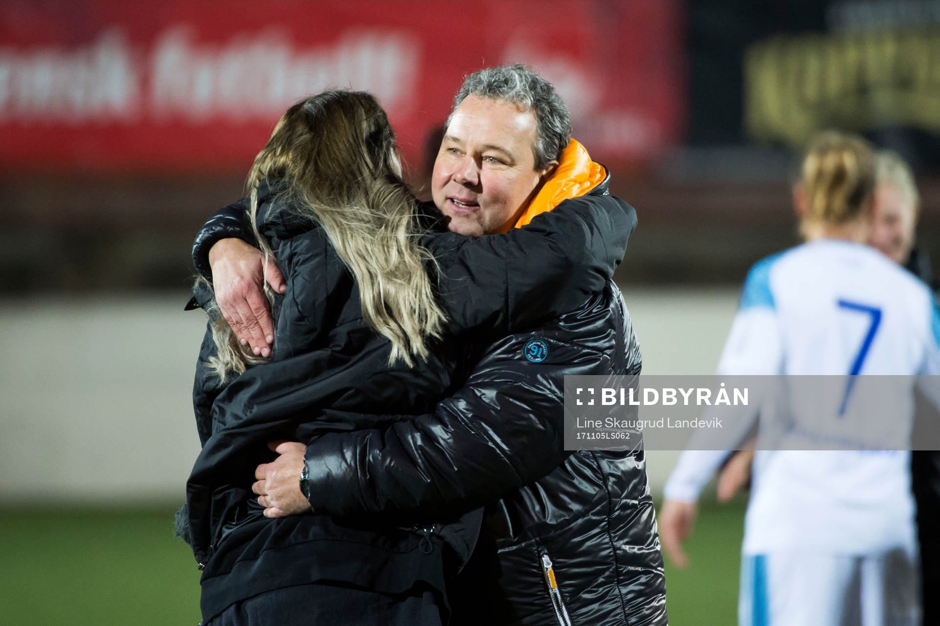 Göteborgs tränare Stefan Rehn jublar