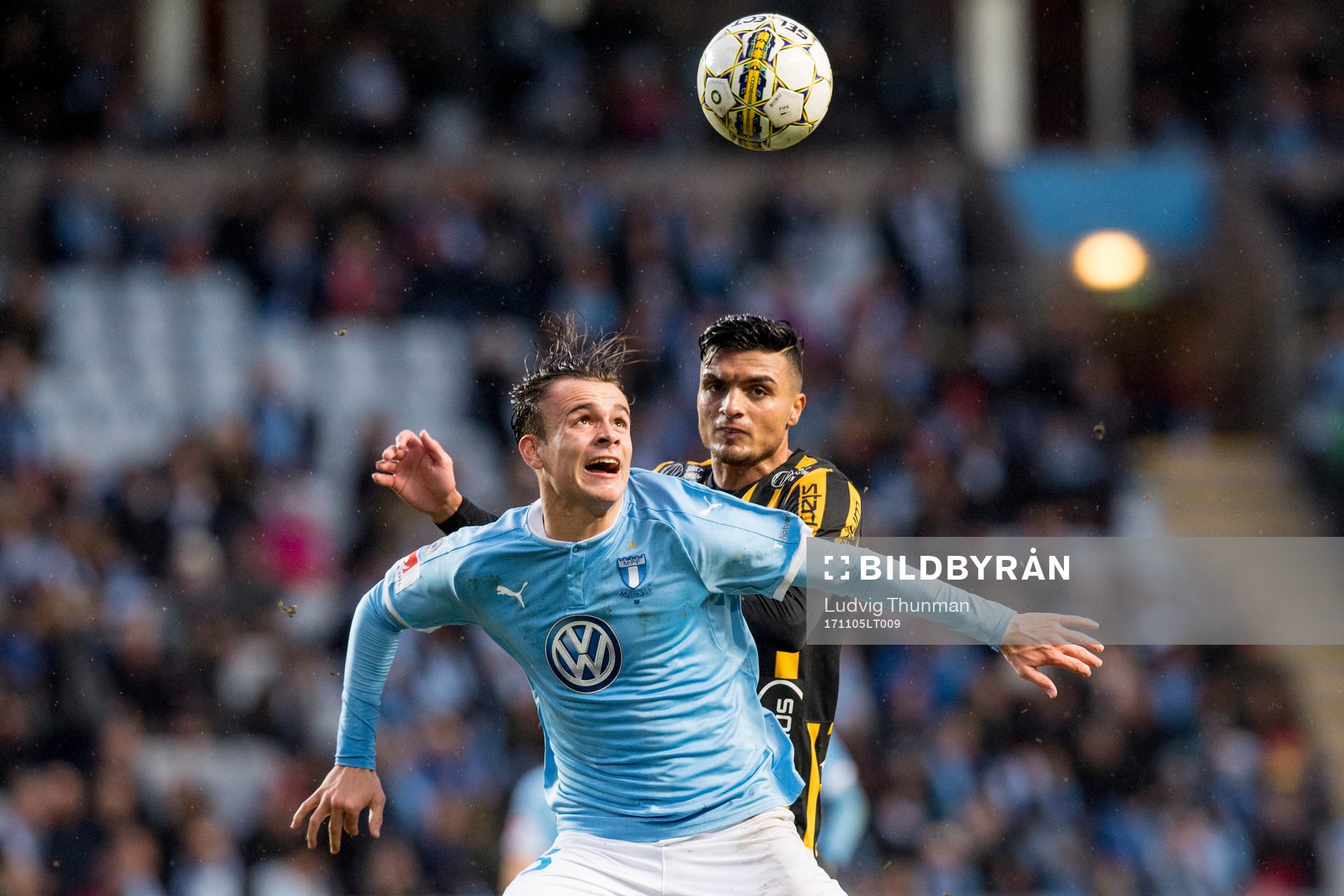Malmö FFs Andreas Vindheim och Häckens Ahmed Yasin