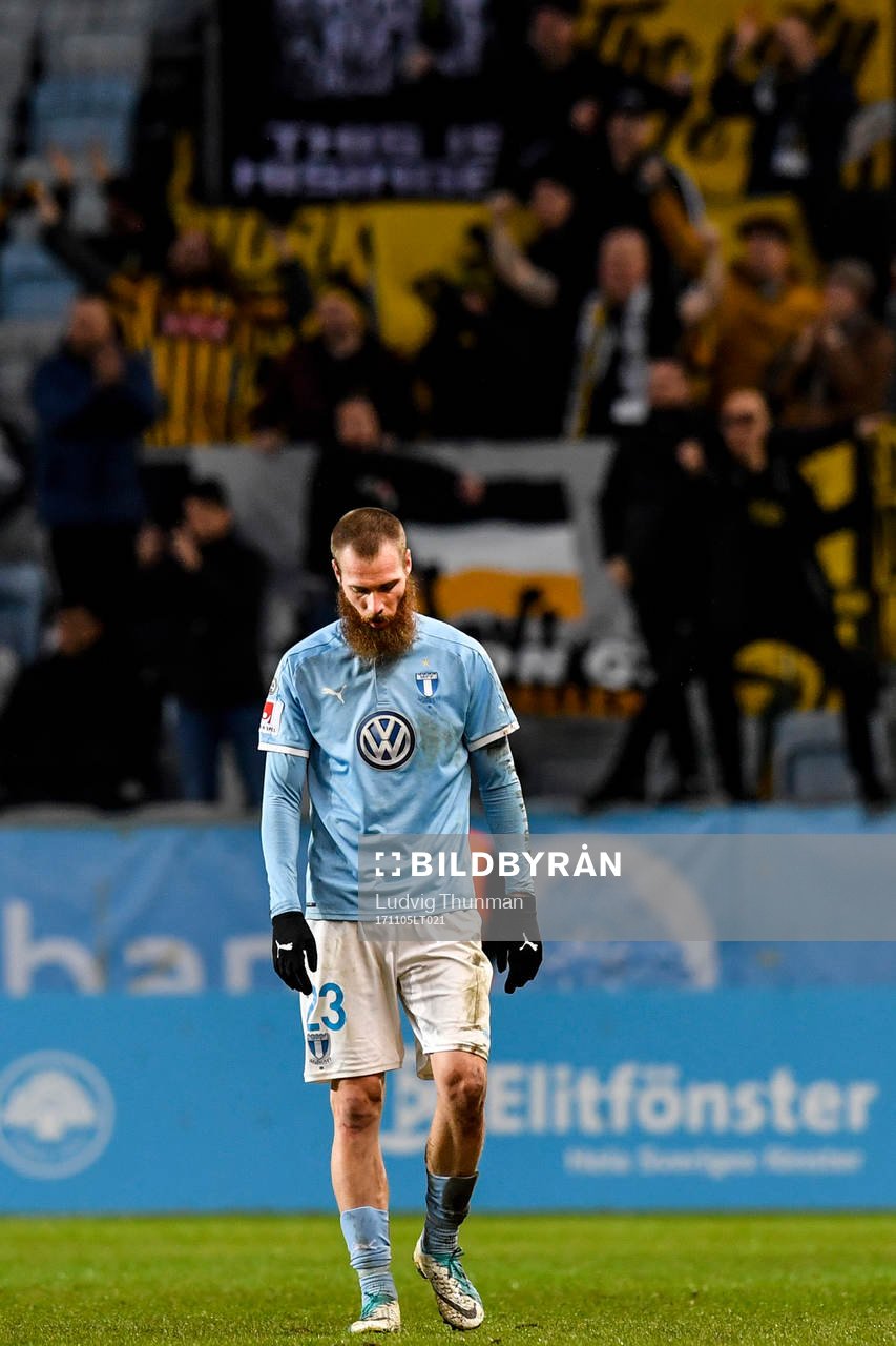 Malmö FFs Jo Inge Berget deppar