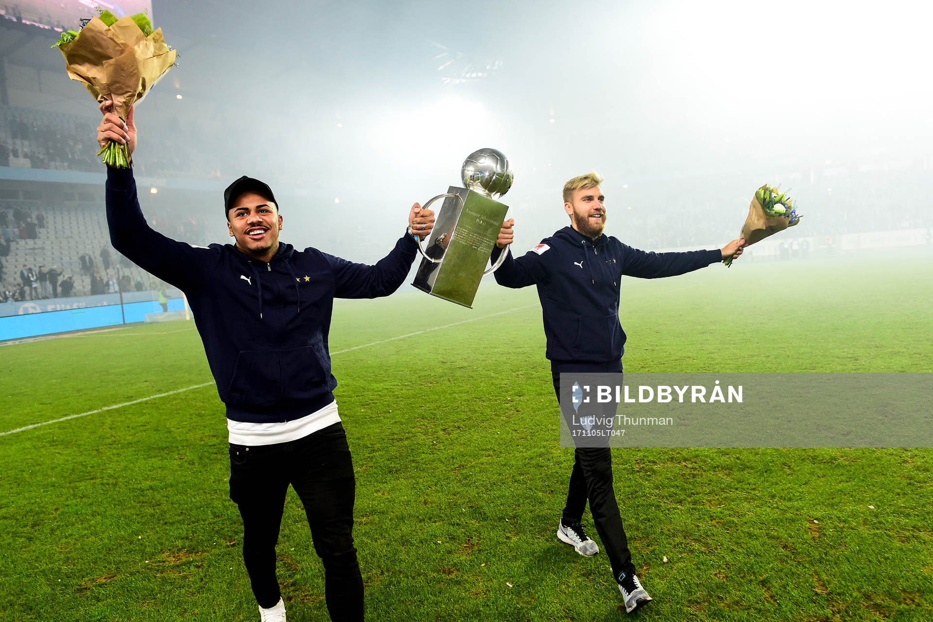 Malmö FFs Felipe Carvalho och Rasmus Bengtsson höjer