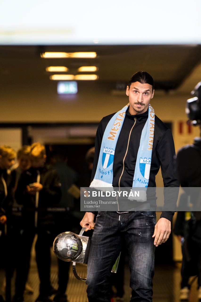 Malmö FFs Zlatan Ibrahimovic kommer ut med Lennart