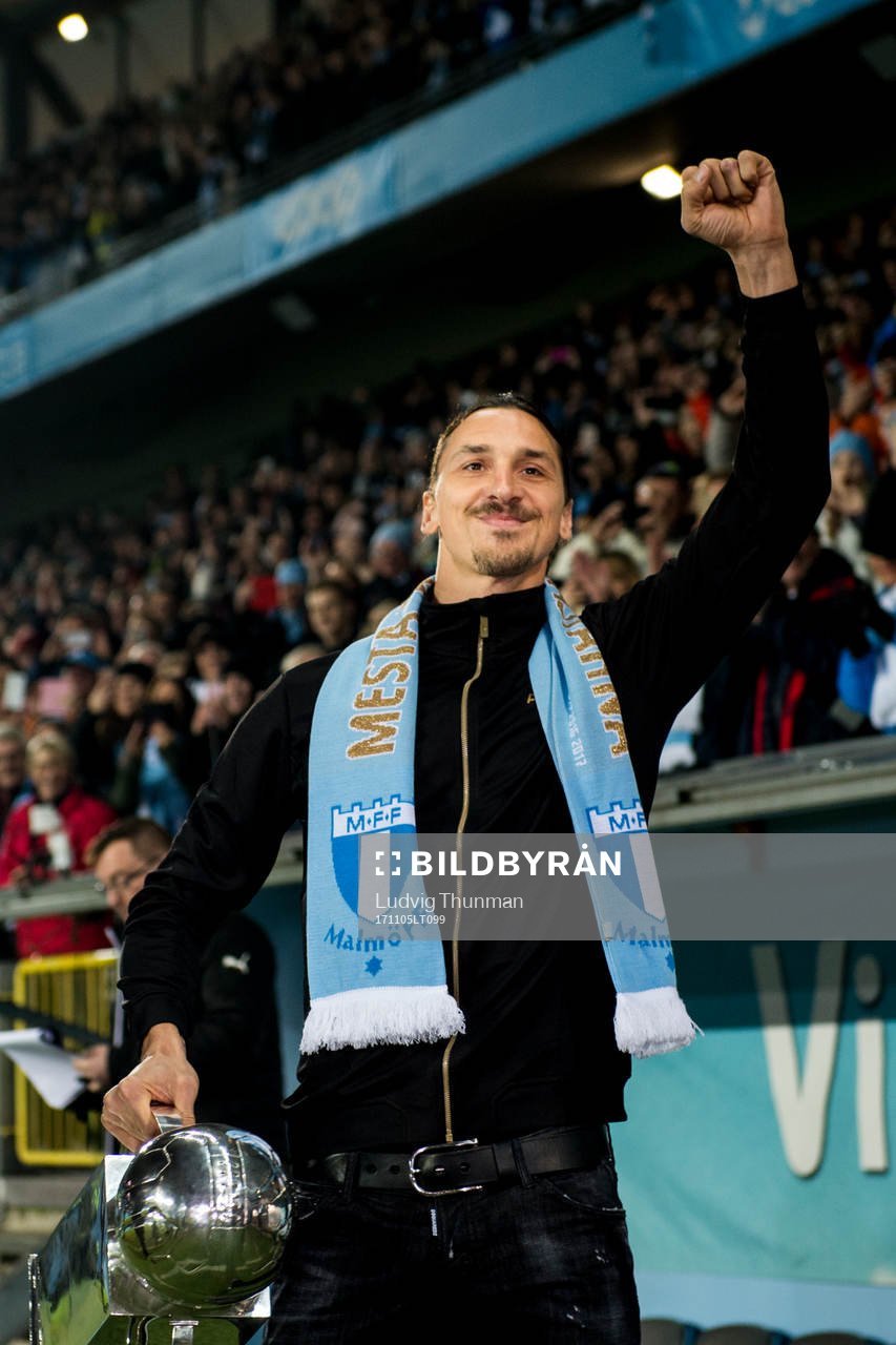 Malmö FFs Zlatan Ibrahimovic kommer ut med Lennart