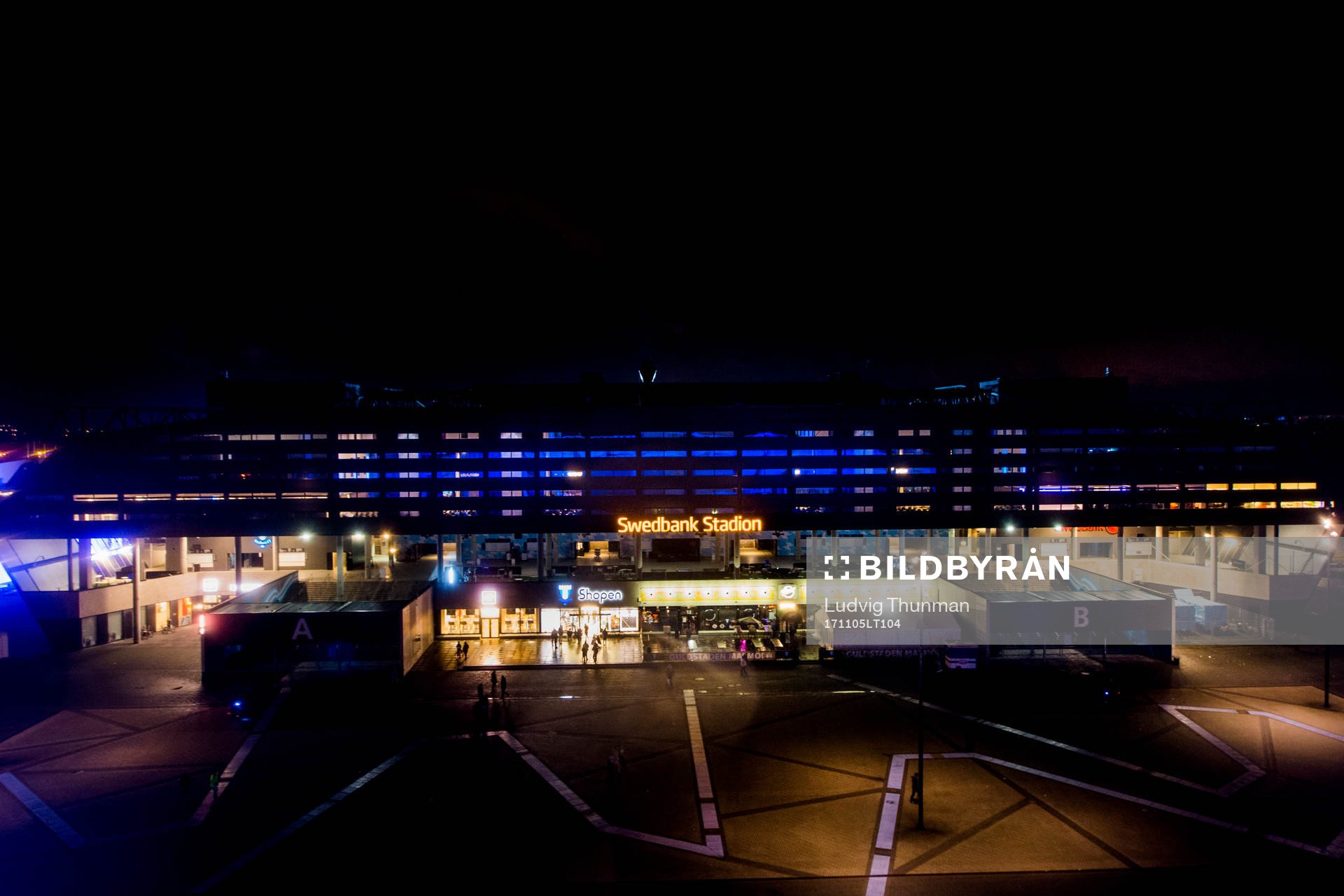 Exteriör över Swedbank Stadion