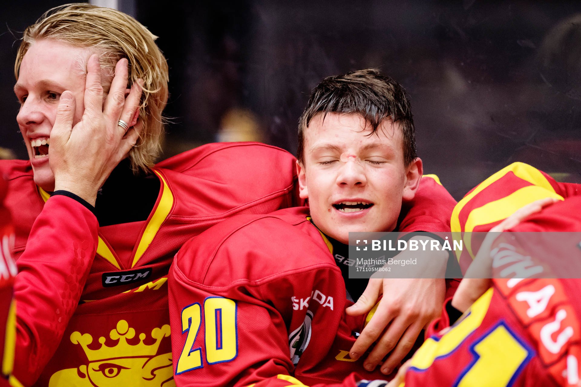 Skånes Victor Stjernborg jublar