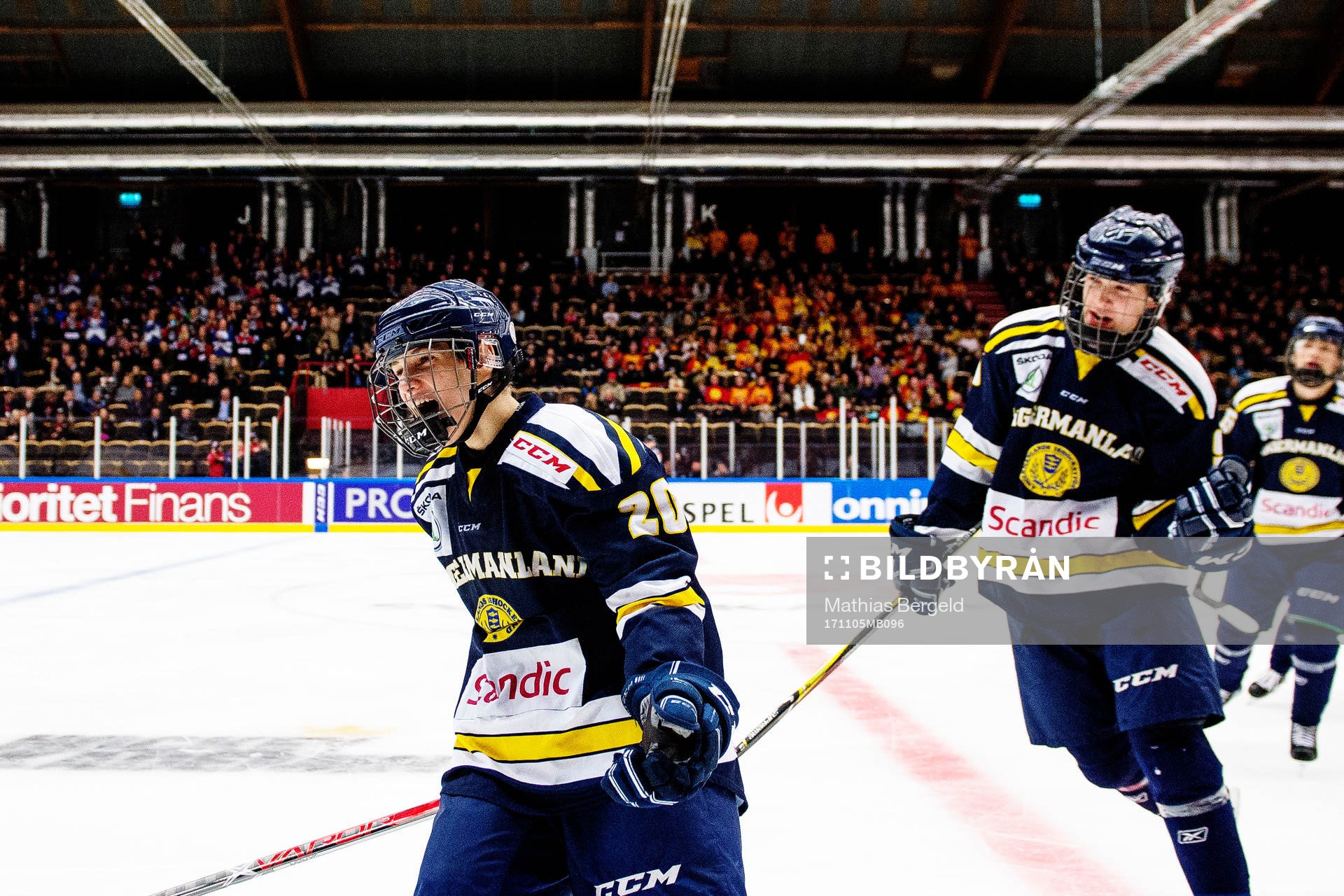 Ångermanlands Wictor Åhström jublar