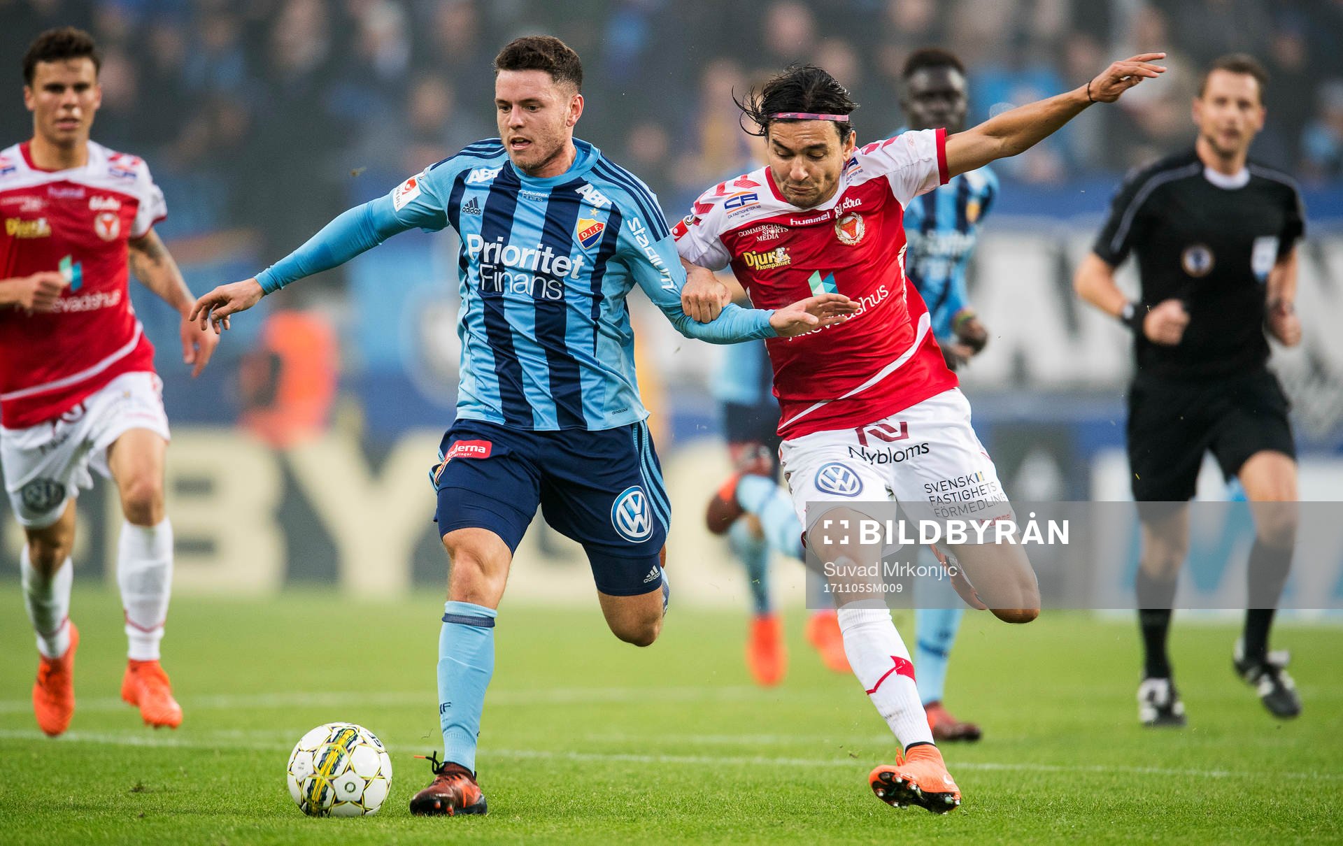 Kalmars Emin Nouri och Djurgårdens Kerim Mrabti