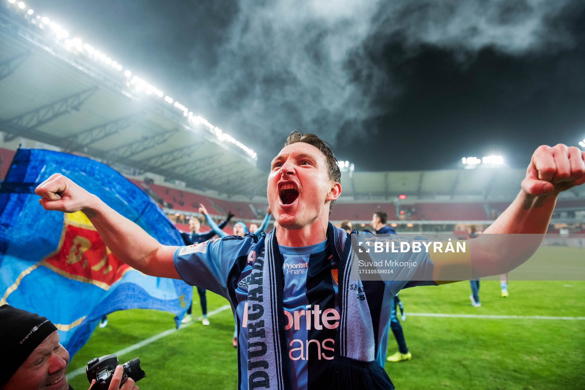 Djurgårdens Kim Källström jublar