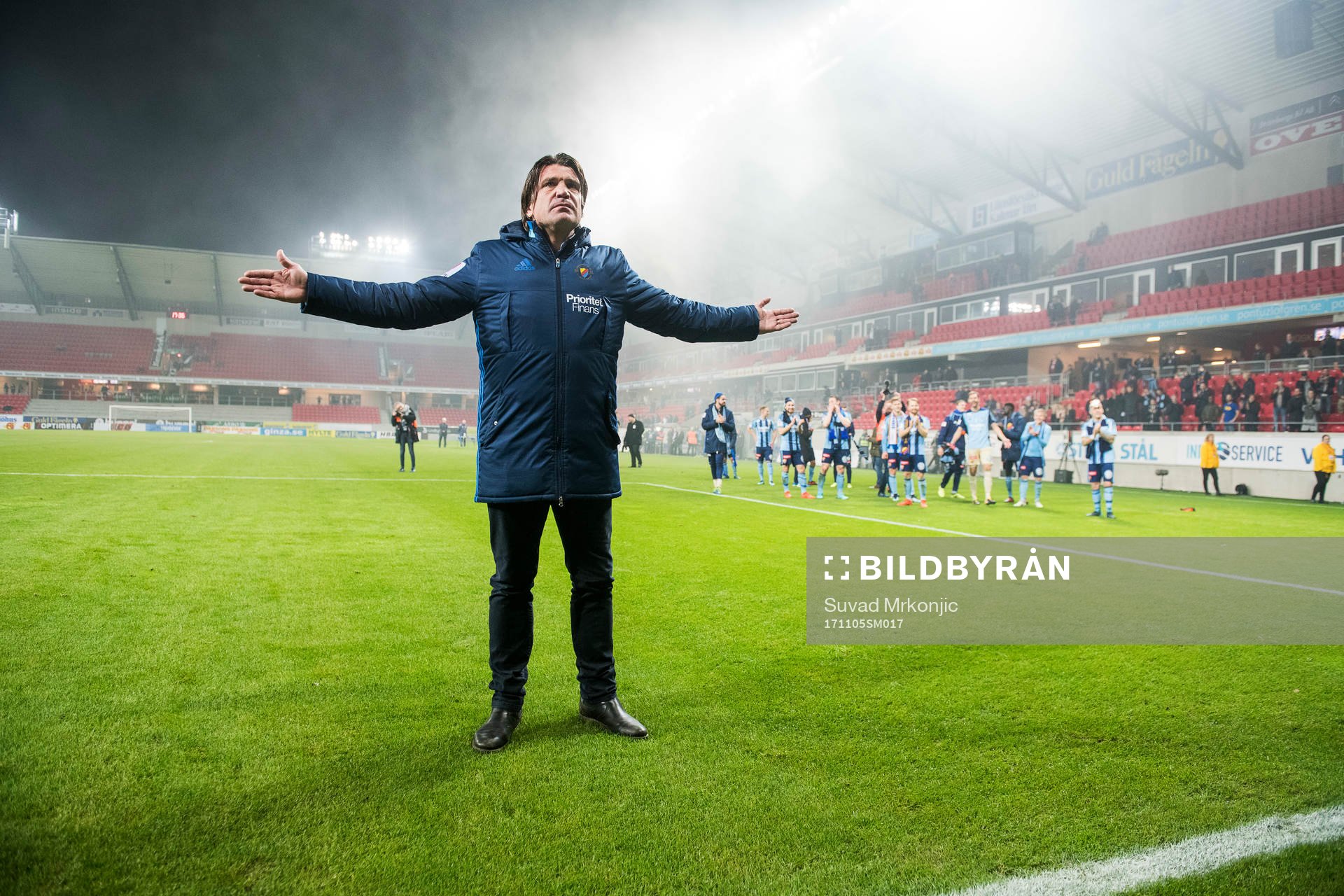 Djurgårdens Bosse Andersson jublar