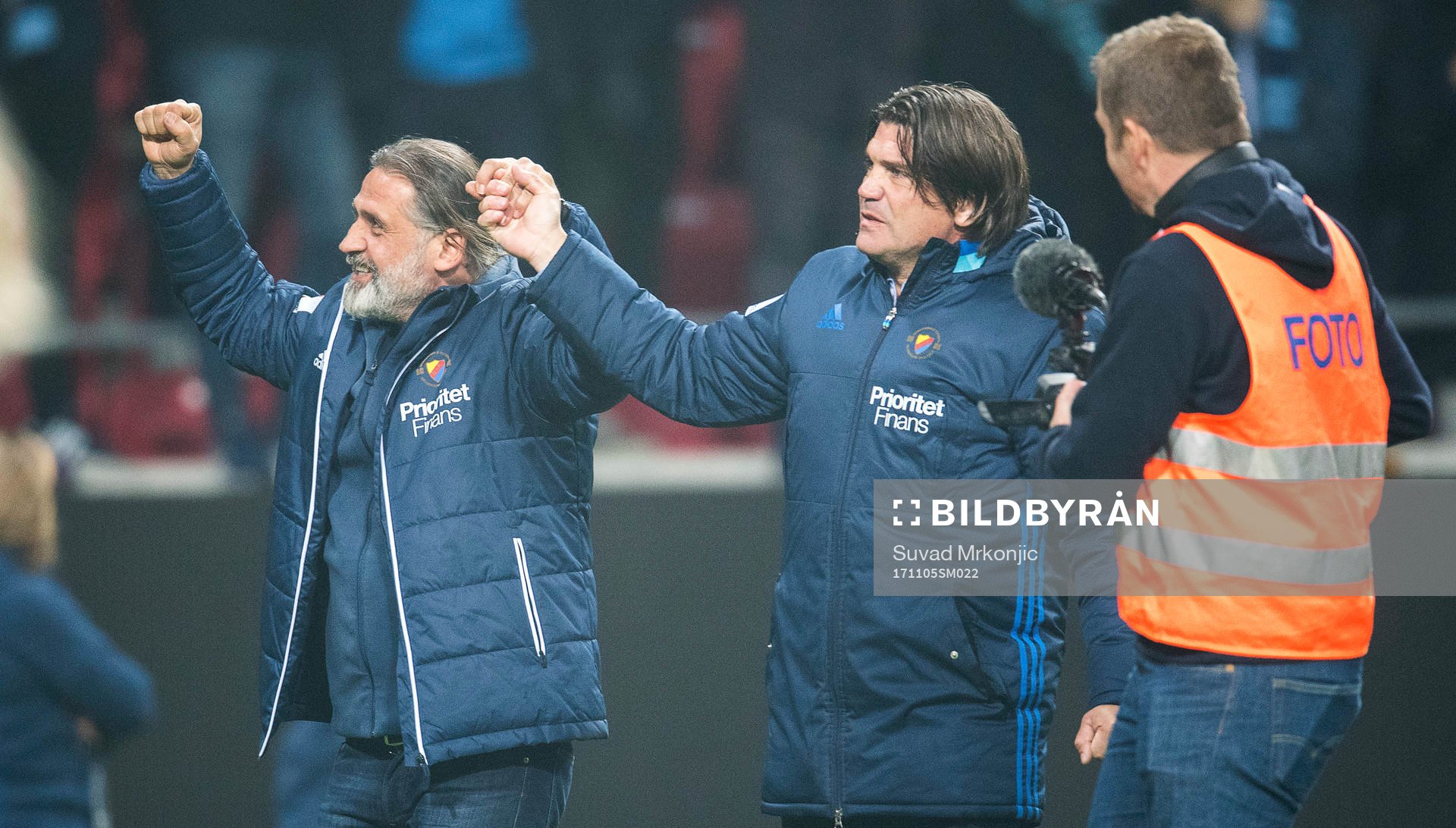 Djurgårdens tränare Özcan Melkemichel och Bosse