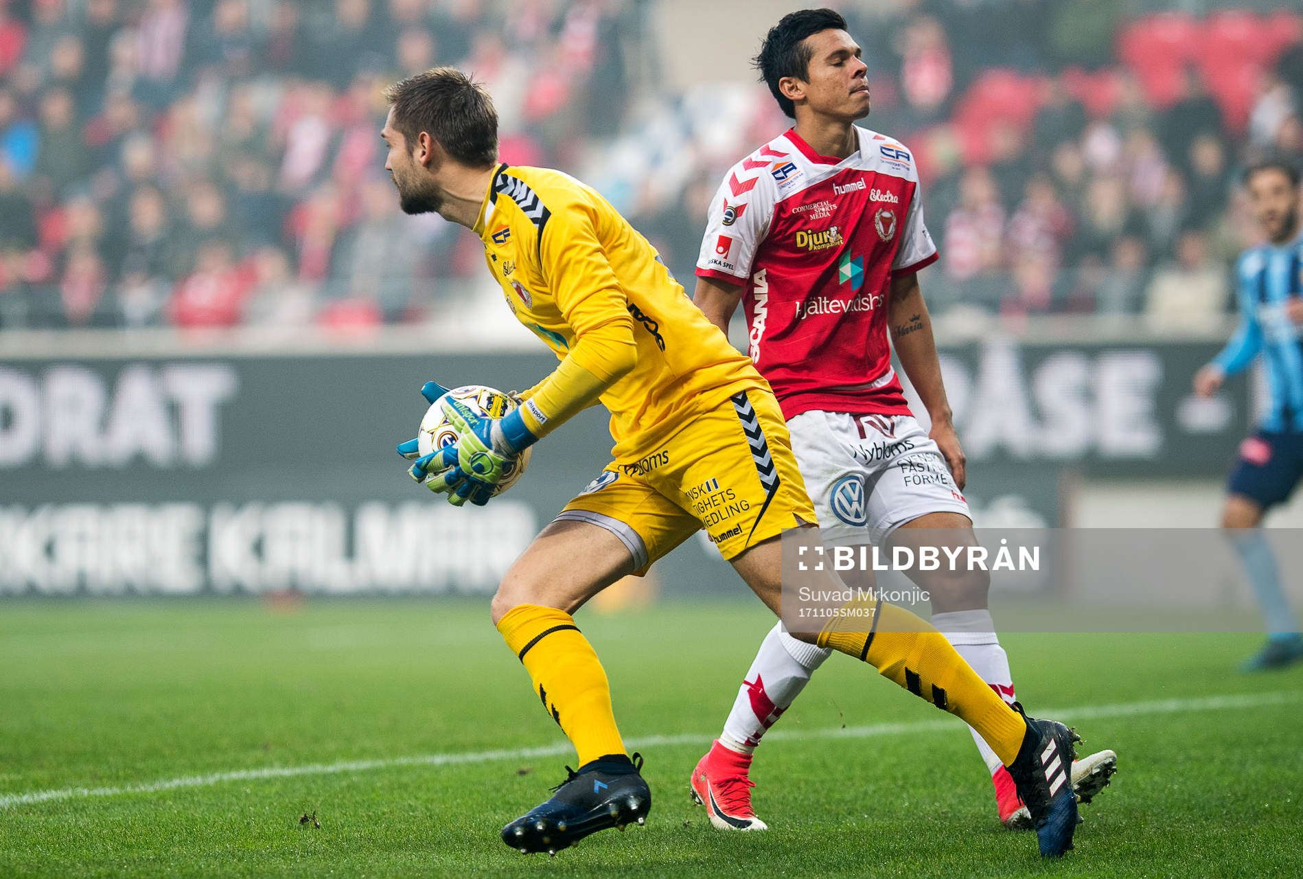 Kalmars målvakt Lucas Hägg-Johansson