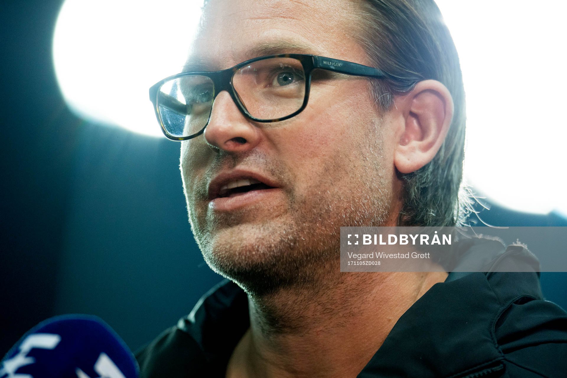 Thorstein Helstad ahead of the Eliteserien match between Brann and Lillestrøm on November 5, 2017 in Bergen.