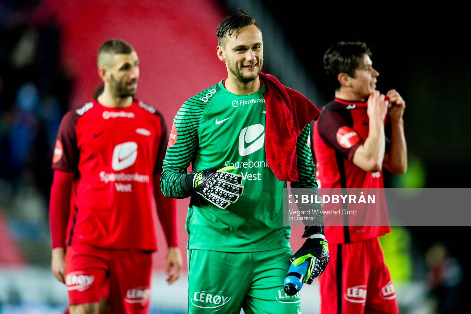 Goalkeeper Piotr Leciejewski of Brann
