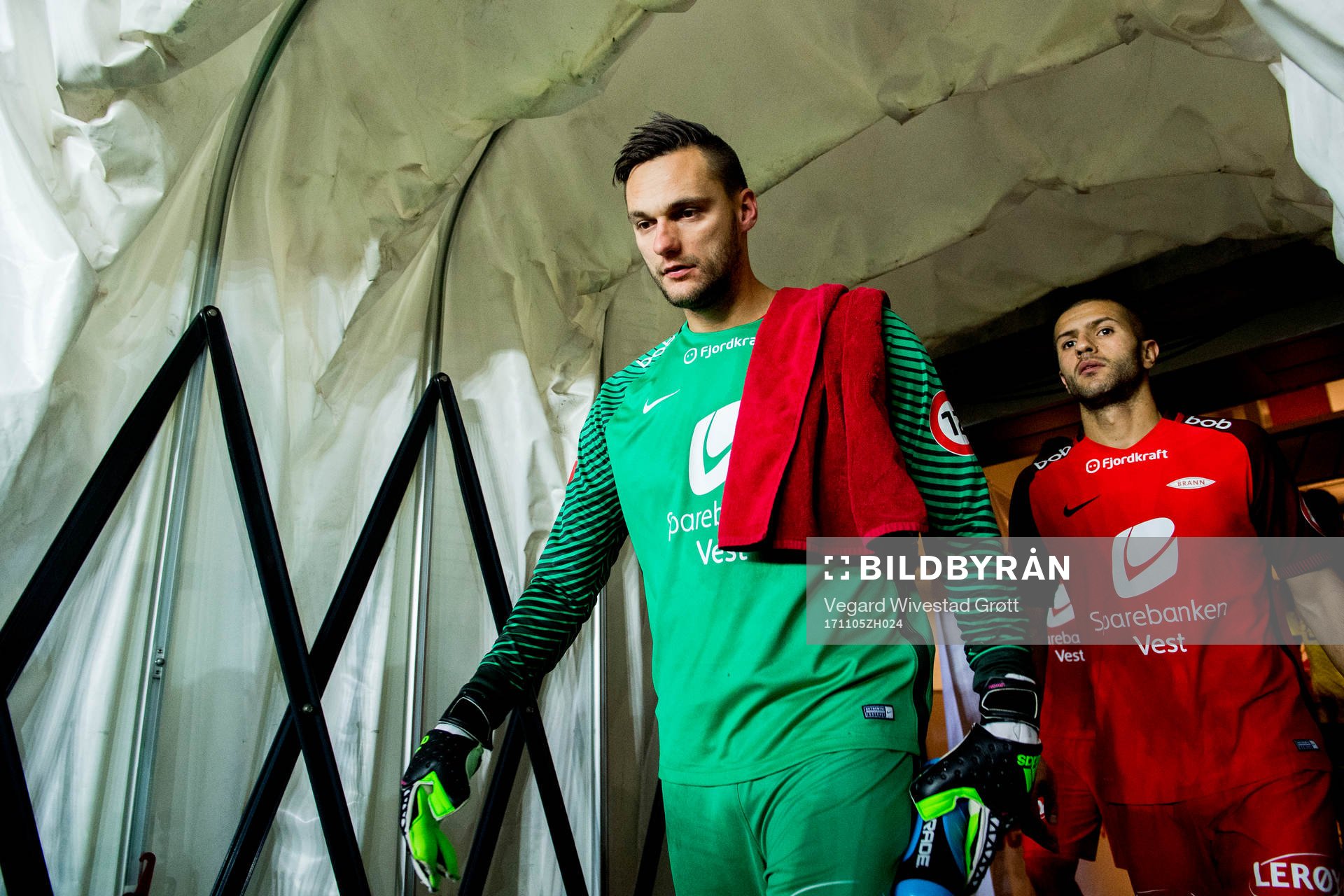 Goalkeeper Piotr Leciejewski of Brann