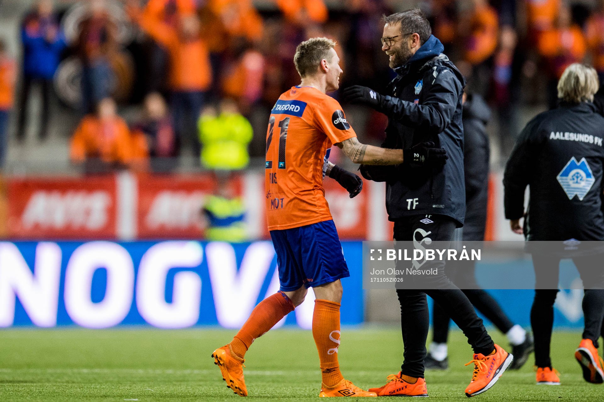 Bjørn Helge Semundseth Riise of Aalesund and Trond