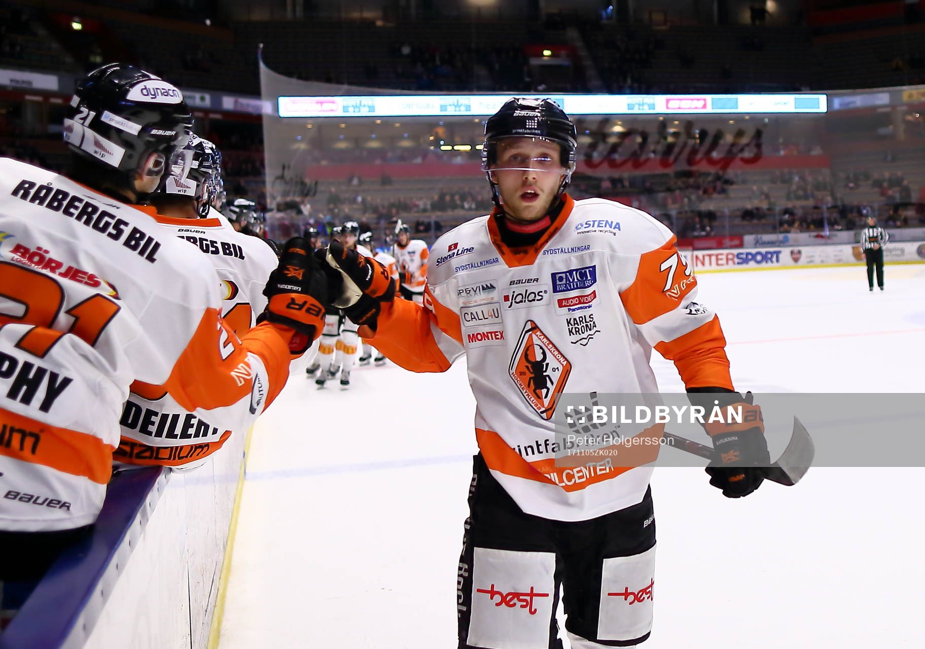 Karlskronas Emil Lundberg jubel