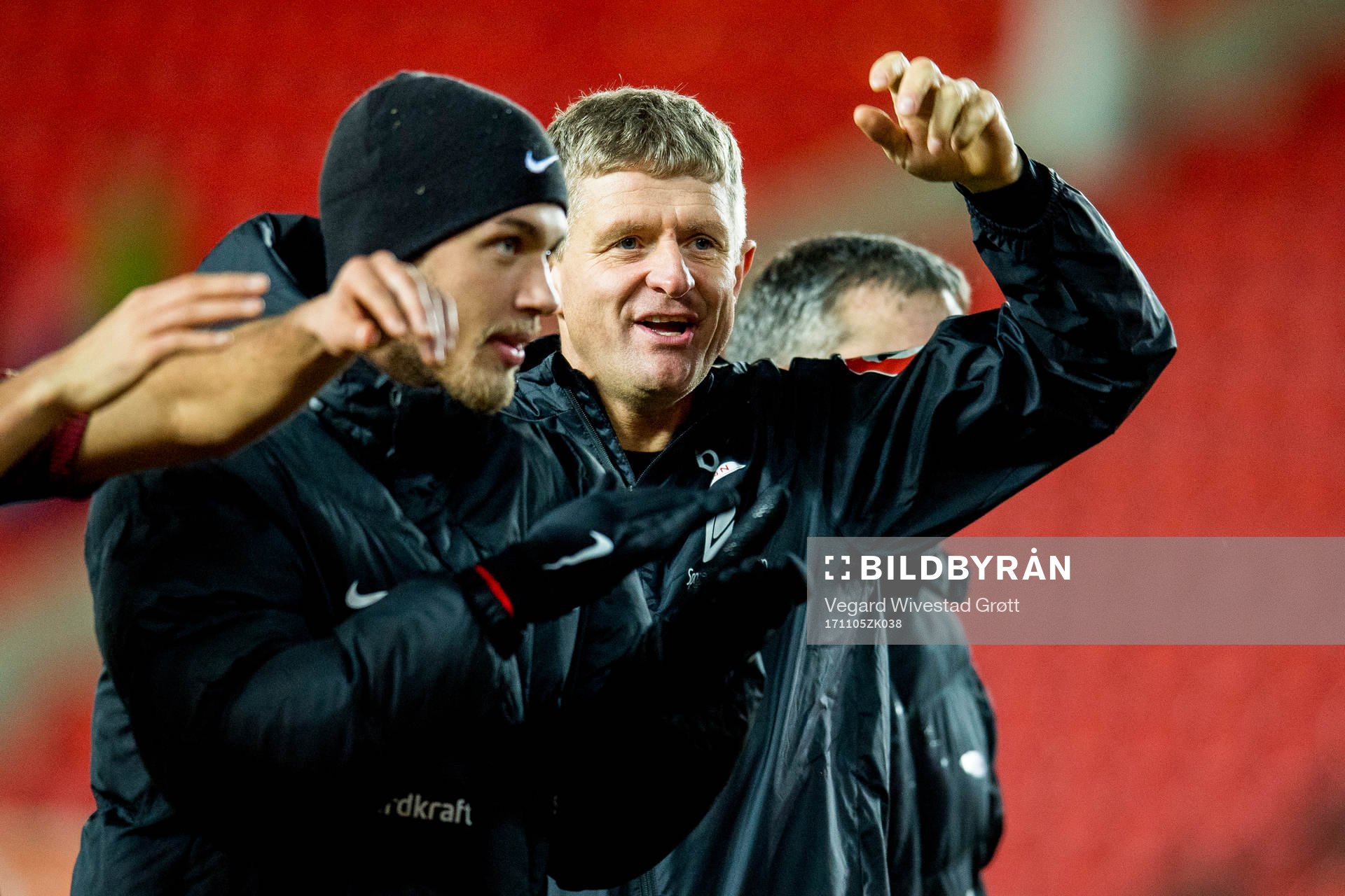 Lars Arne Nilsen, head coach of Brann, after the Eliteserien match between Brann and Lillestrøm on November 5, 2017 in Bergen.