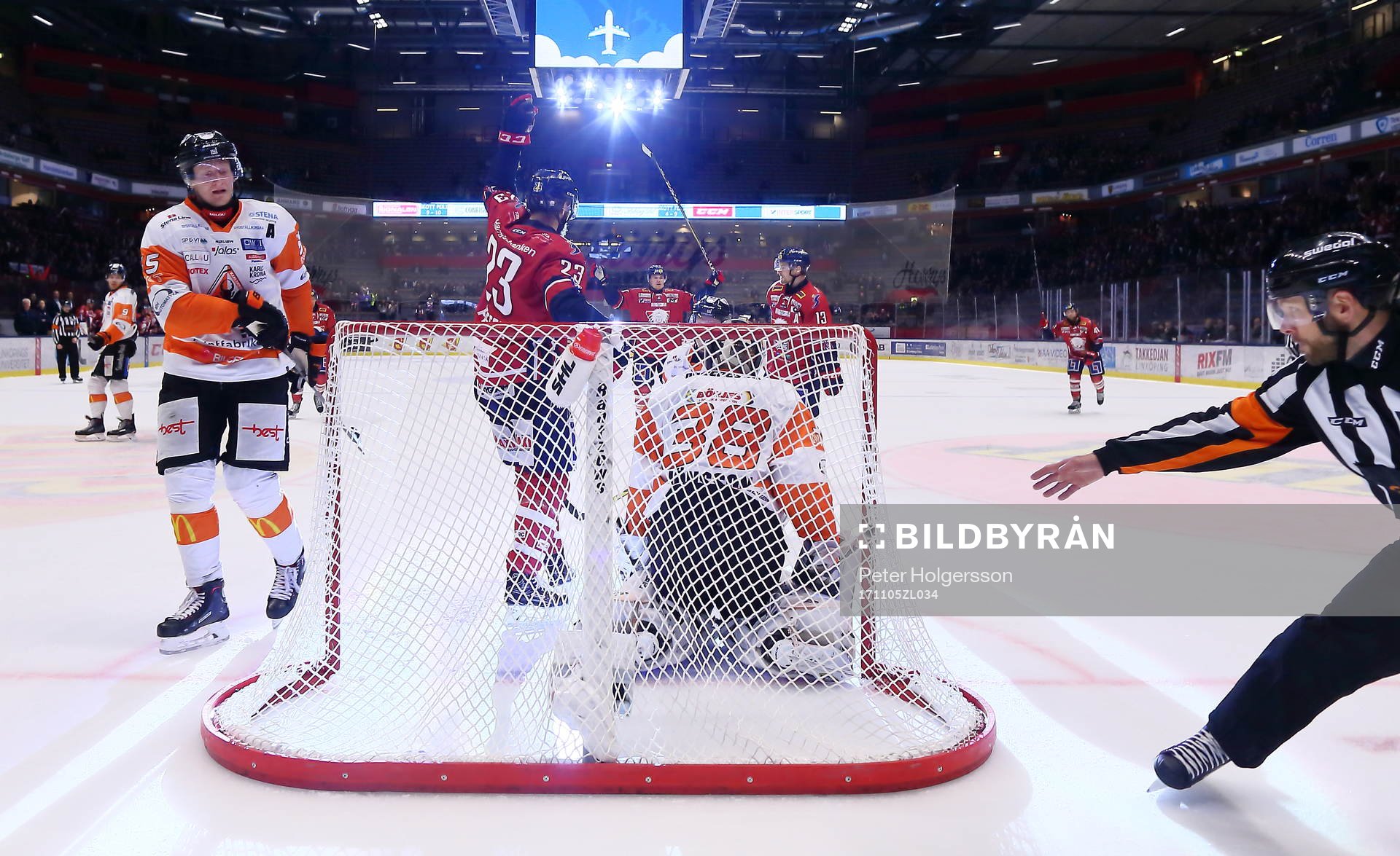 Mål 5-1 av Linköpings Andrew Gordon