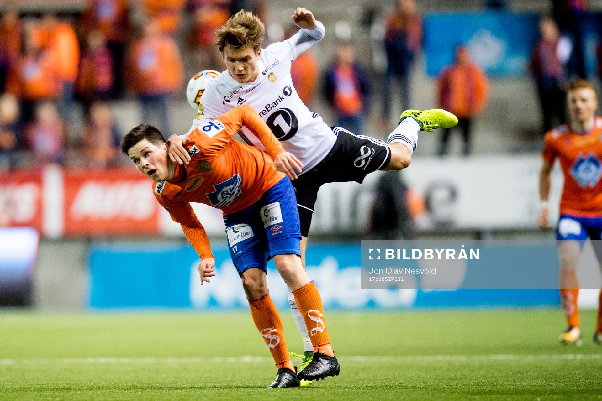 Sondre Brunstad Fet of Aalesund and Morten Konradsen of