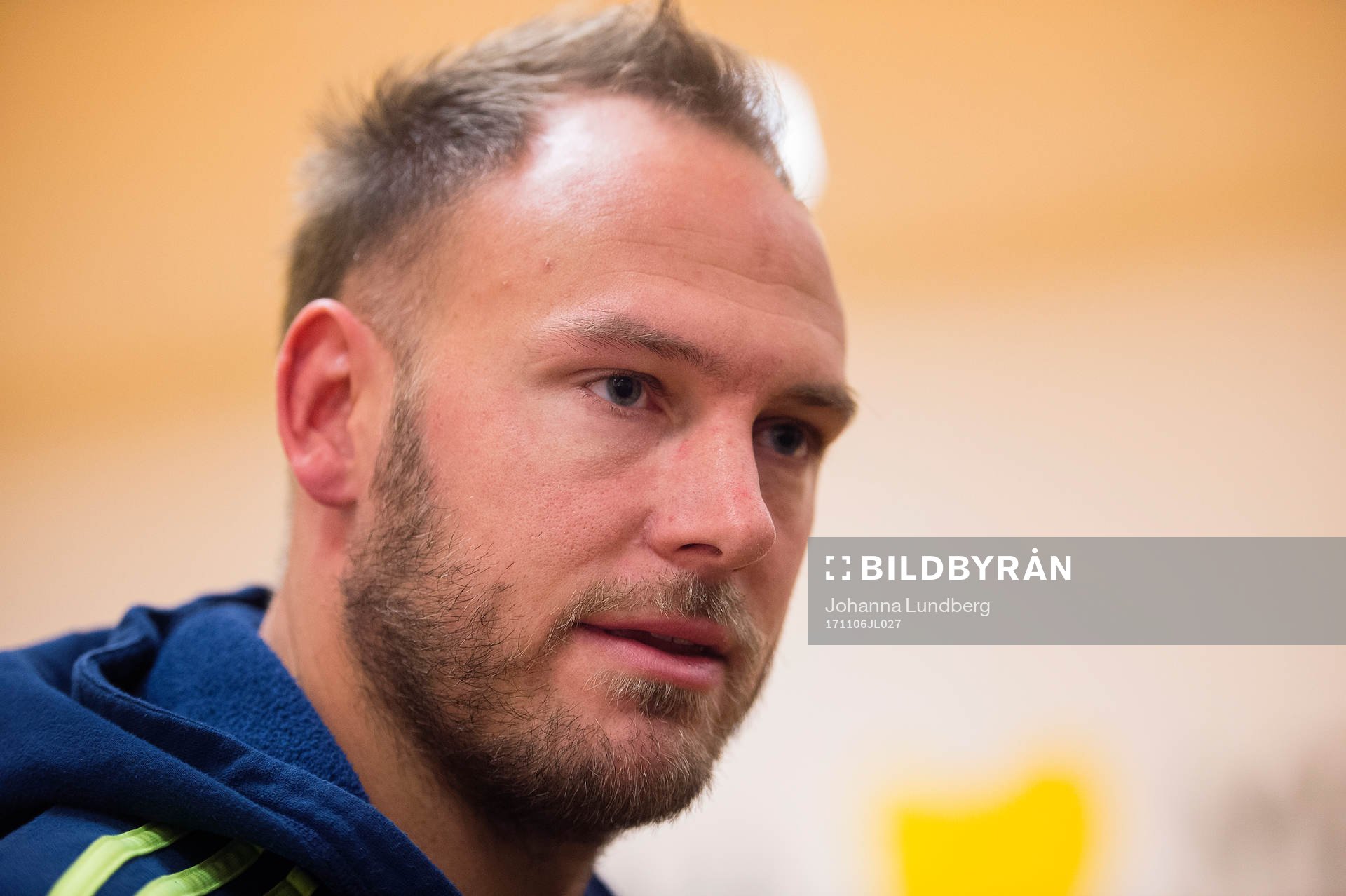 Andreas Granqvist deltar i mixed zone