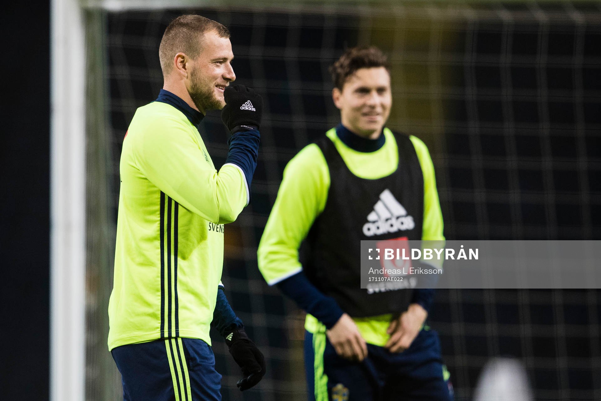 Sveriges John Guidetti och Victor Nilsson Lindelöf