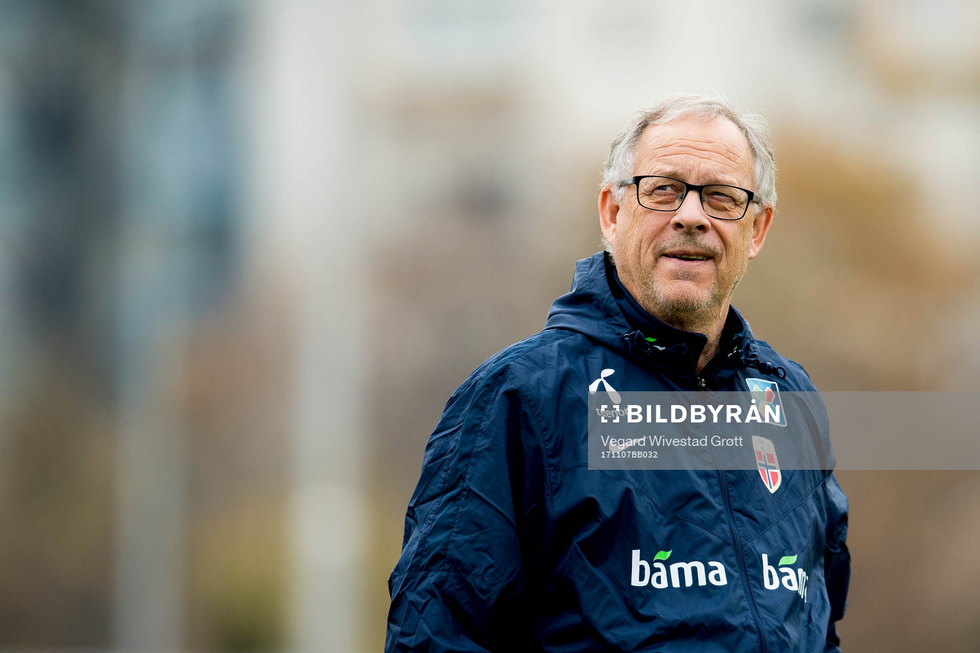 Lars Lagerbäck, head coach of Norway